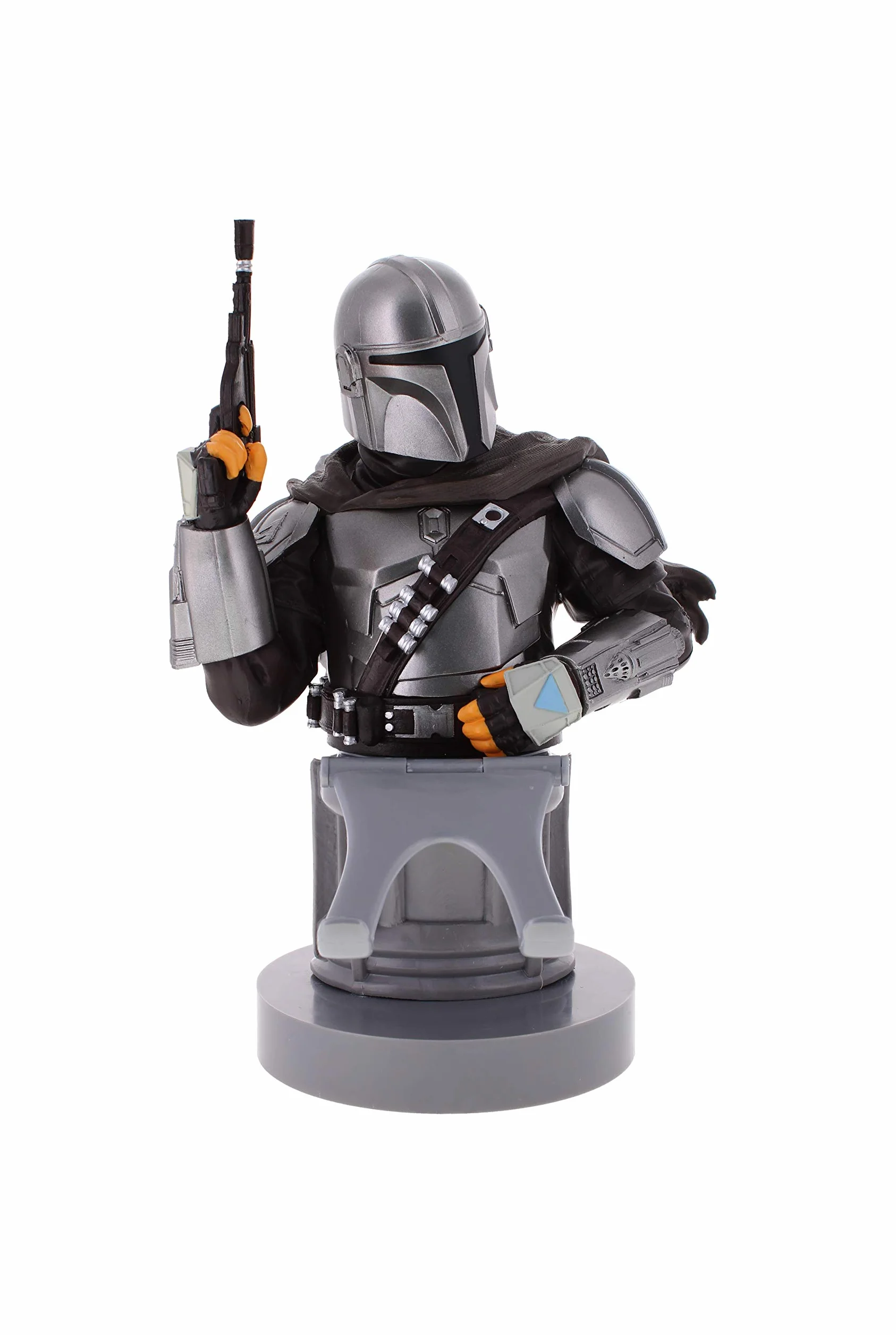 Cable Guys - Star Wars The Mandalorian Gaming Accessories Holder & Phone Holder for Most Controller (Xbox, Play Station, Nintendo Switch) & Phone