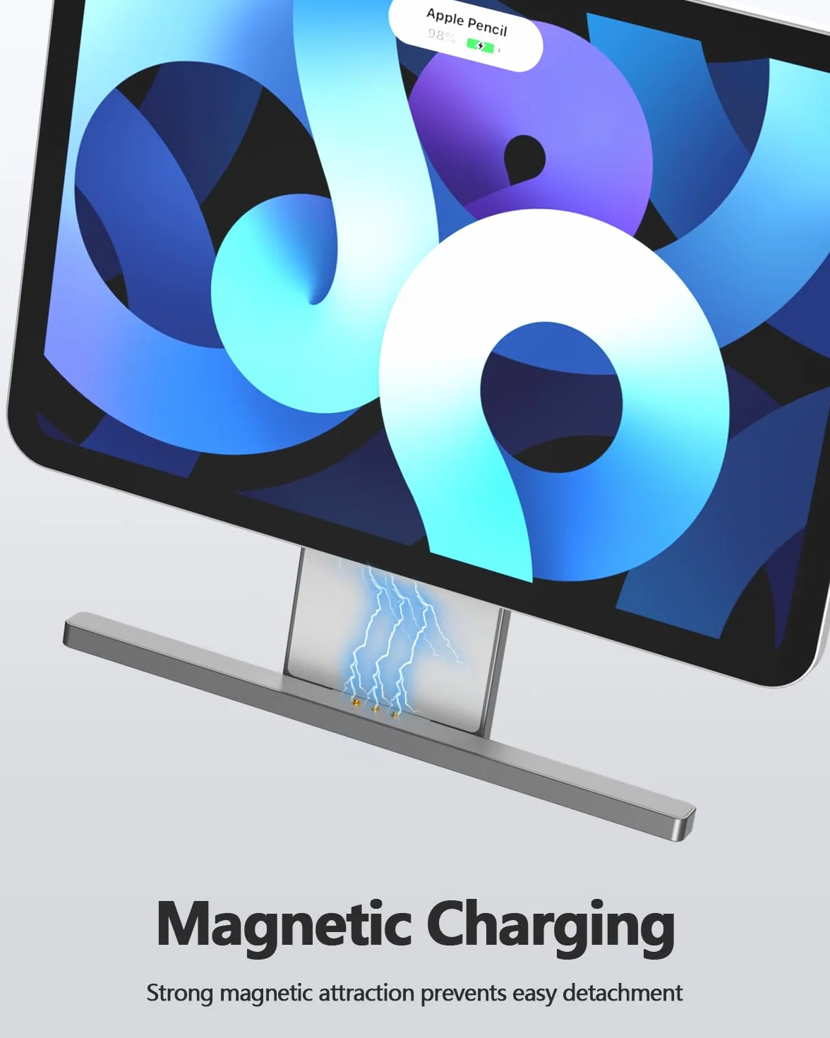 Magnetyczna bezprzewodowa ładowarka do iPada 10. generacji 18 W Smart Connector stojak szybkie ładowanie z kablem USB-C
