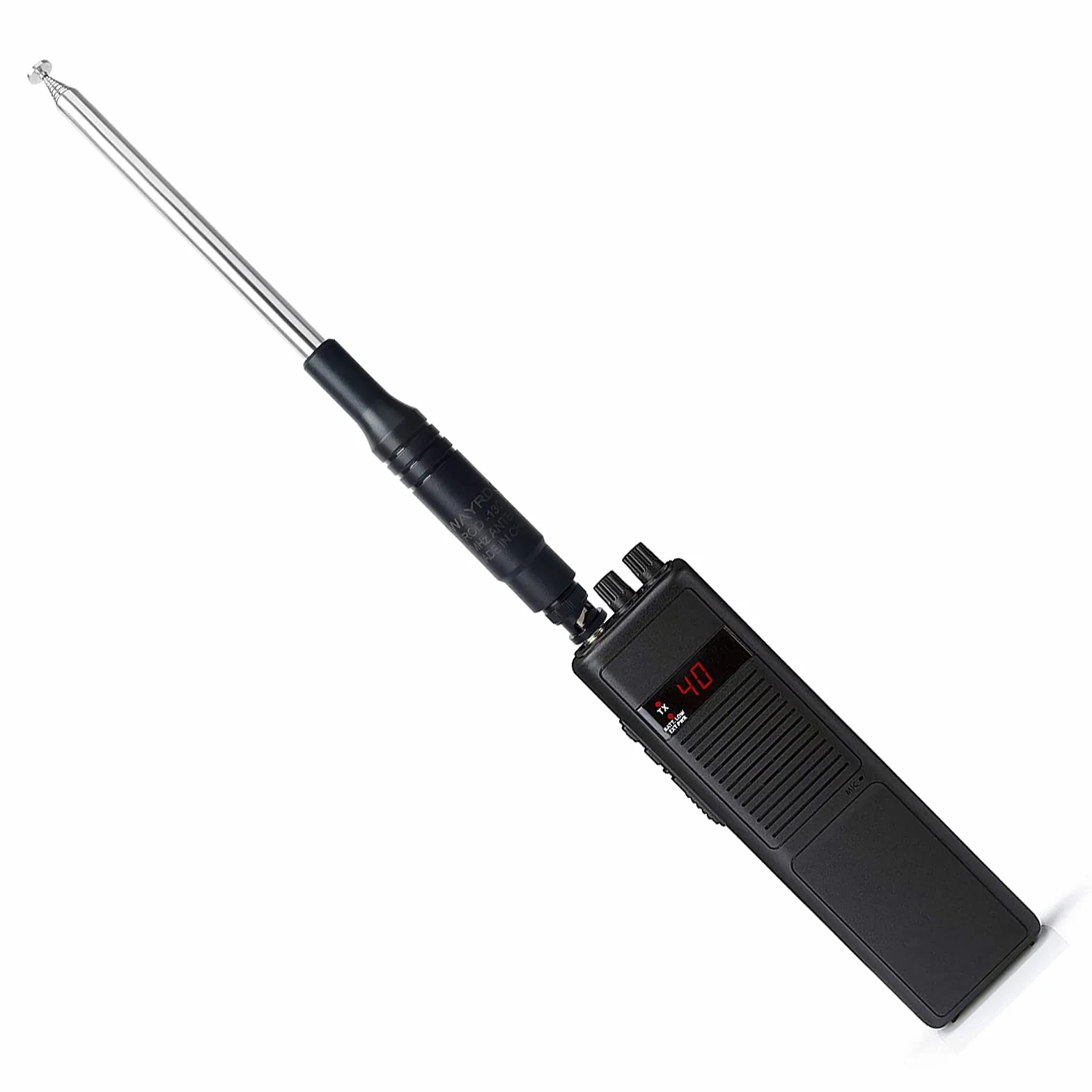 TWAYRDIO Antena CB 27MHz BNC teleskopowa ręczna antena radiowa - wysuwana 25 cm do 132,5 cm dla Midland Alan 42 DS Cobra Uniden Anytone przenośne radio CB Ham Walkie Talkie