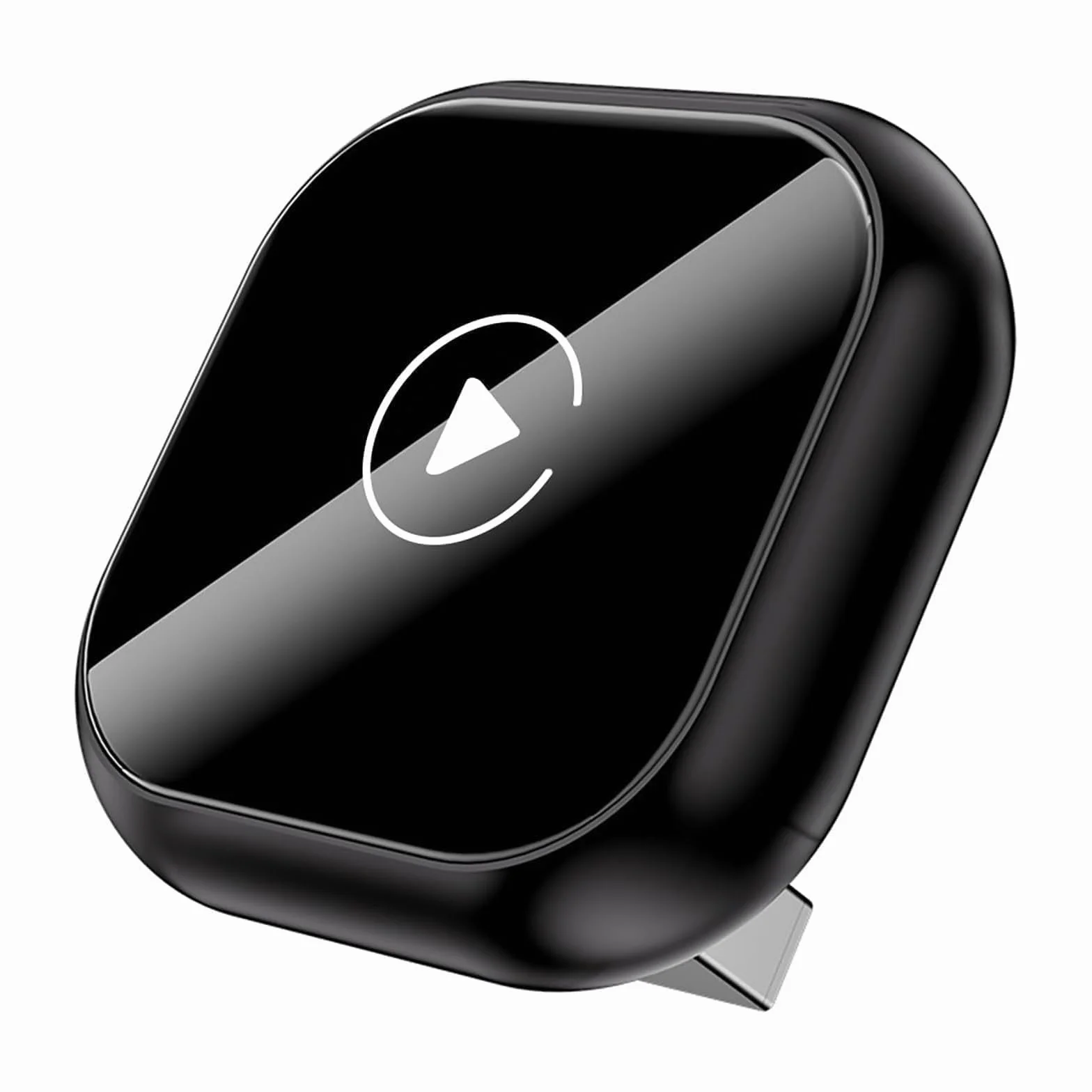 Adaptador CarPlay dla SsangYong KGM Torres, USB Conexión Rápida y Stabilny Bluetooth Bezprzewodowe WiFi Plug Play Akcesoria samochodowe, A/Czarny