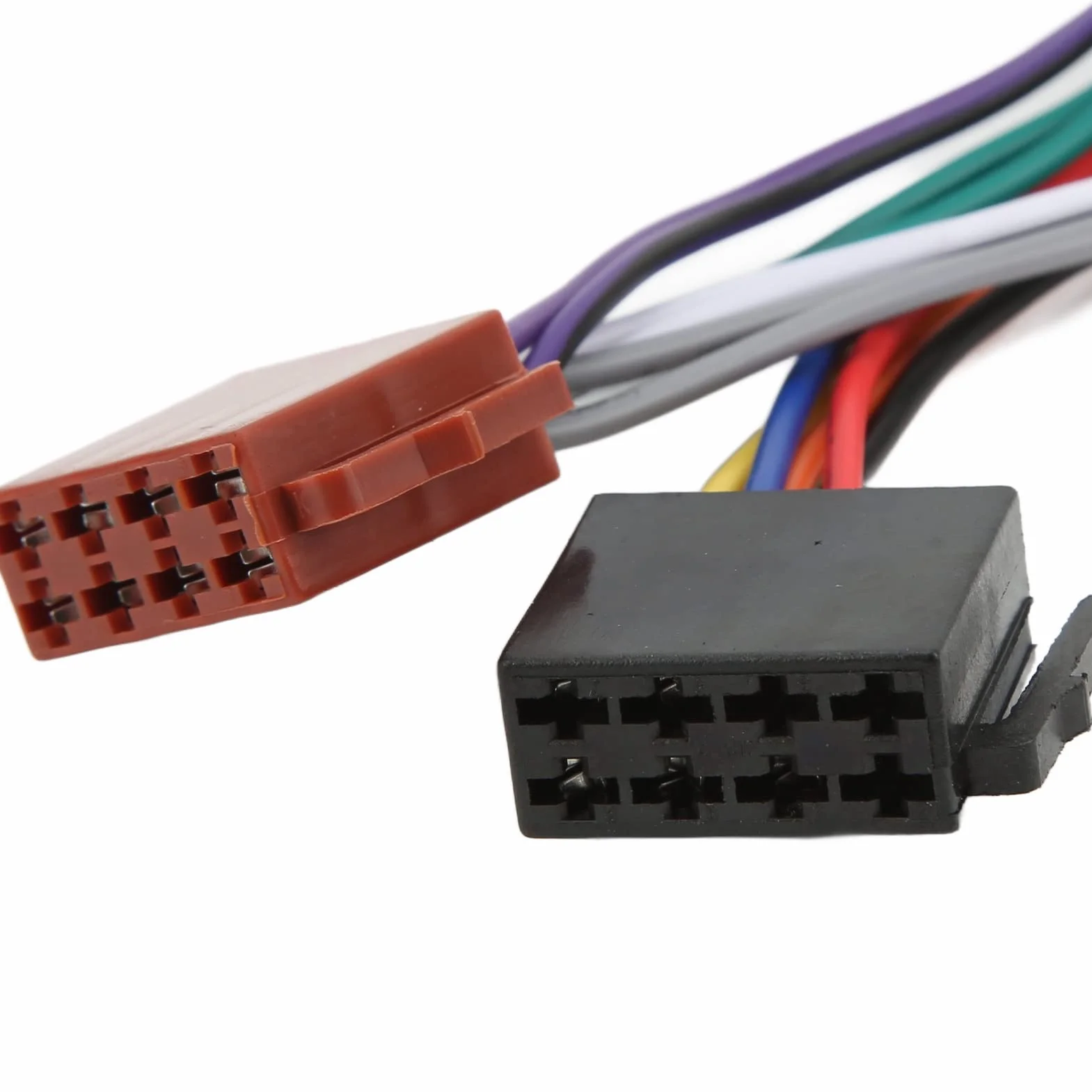 Okablowanie Odtwarzacza CD, Wiązka Przewodów Radiowych ISO Plastikowy Elastyczny Adapter do Odtwarzacza CD Zamiennik dla Lancer Pajero