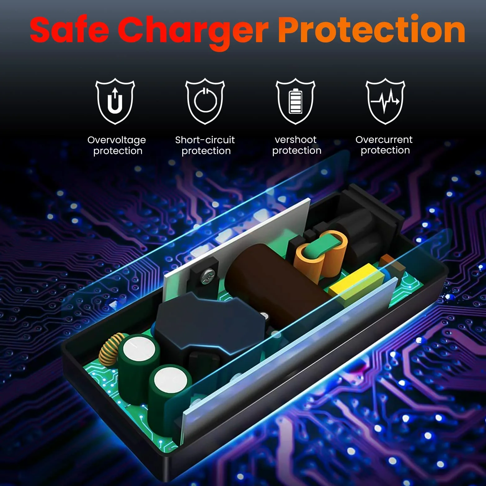 65W Ładowarka kompatybilna z głośnikami Bluetooth JBL Xtreme, Xtreme 2, Extreme 2, Xtrem-e Plus i kablem ładującym FUGOO XL, 19 V, 3,42 A, 5,5 mm x 2,5 mm