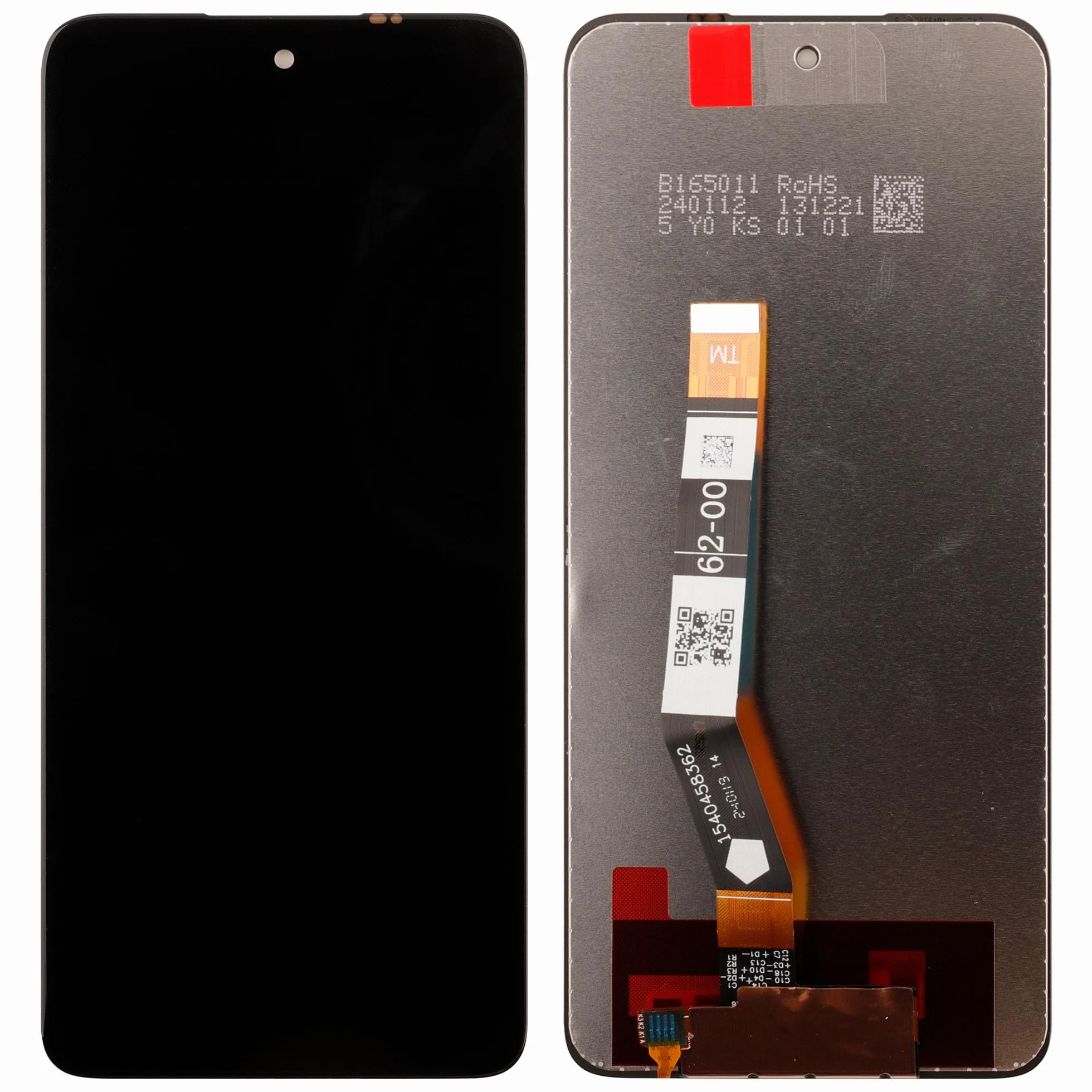 Wyświetlacz LCD 6,5" kompatybilny z Motorola Moto G54 XT2343-1, XT2343-2 (czarny, bez ramki), wyświetlacz LCD, ekran dotykowy, digitizer + zestaw narzędzi