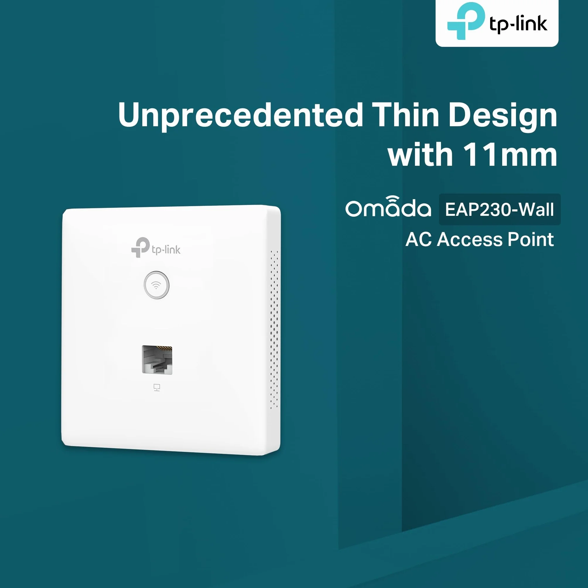 TP-Link EAP230-Wall Wewnętrzny punkt dostępowy AC1200 PoE