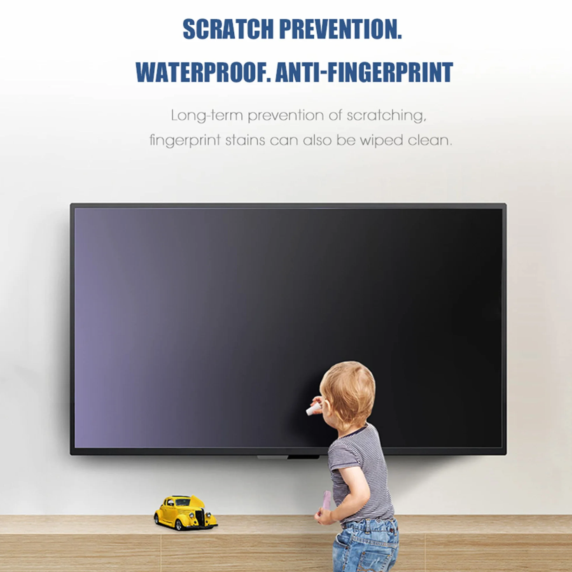 Matowa folia ochronna antyodblaskowa na ekran telewizora 32-75 cali, antyniebieskie światło, do Smart TV 4K LED LCD
