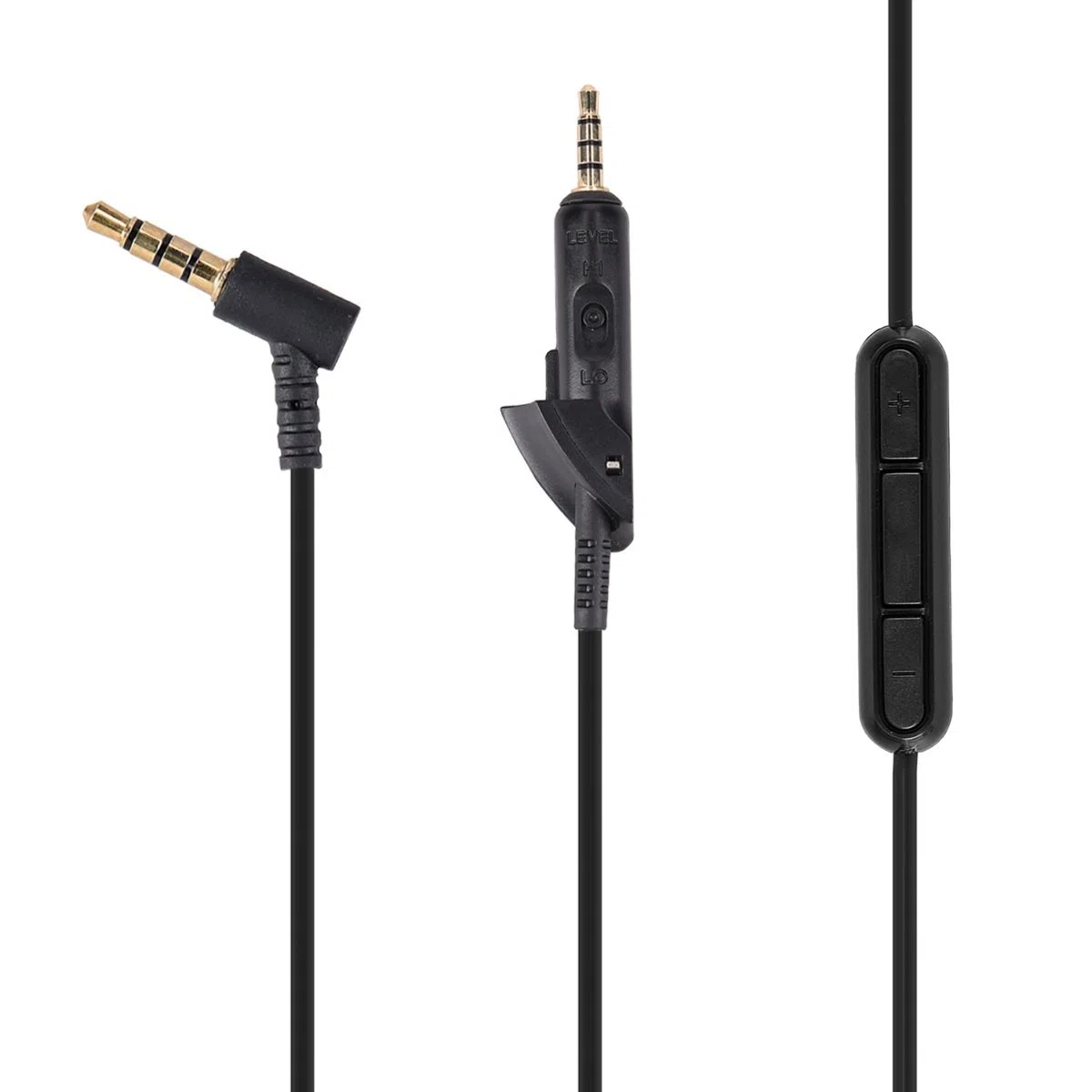 kwmobile Kabel do słuchawek dla Bose QuietComfort 15 - Kabel zapasowy 150 cm z mikrofonem i regulatorem głośności - 3,5mm wtyczka