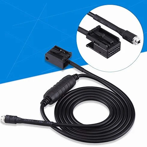 Żeński pomocniczy kabel adaptera audio AUX do E85 E86 Z4 CD X3 E83 12-pinowa linia do iPoda