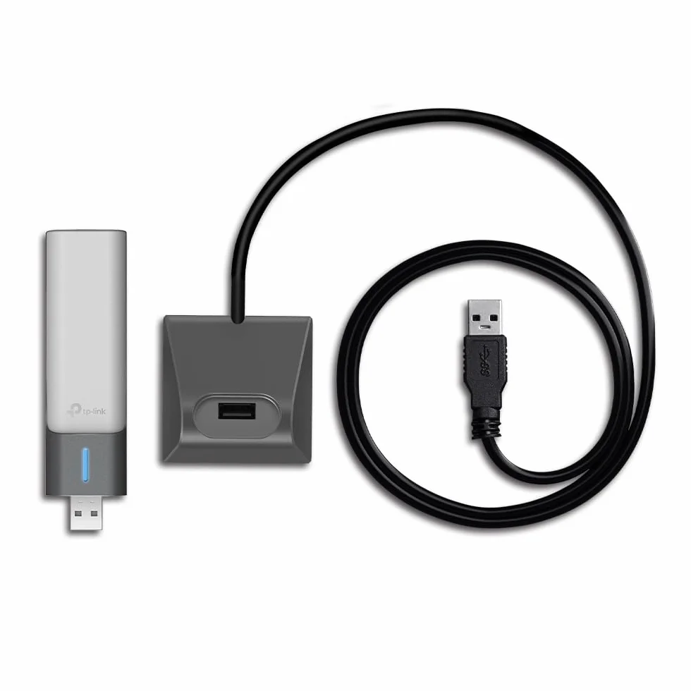 TP-Link Archer TX20UH – Adapter USB WiFi 6 AX1800 Dwuzakresowy, USB 3.0, Anteny o Wysokim Zysku, MU-MIMO, Zabezpieczenia WPA3, Windows 11/10