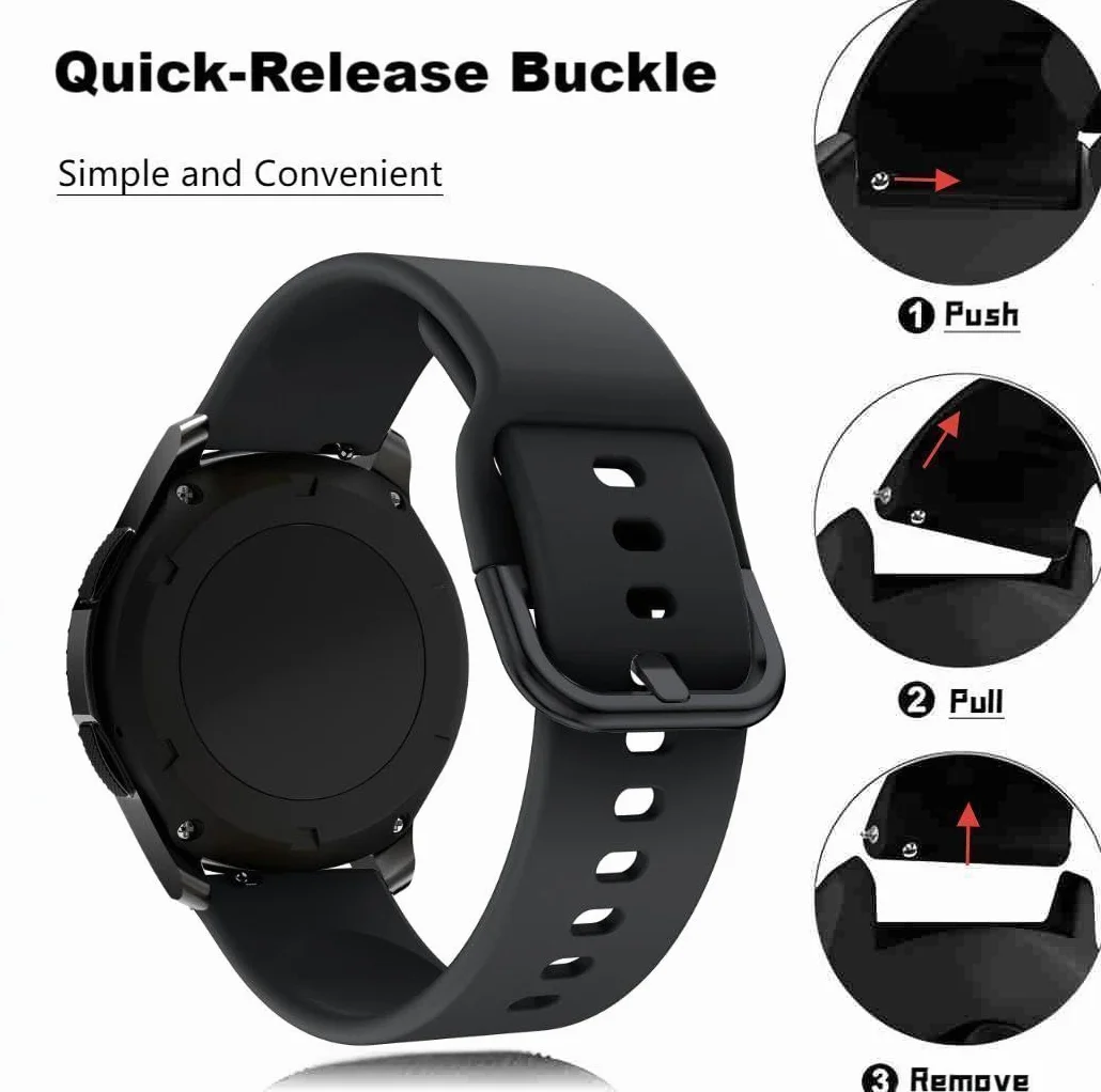 Sportowy pasek 22 mm do Xiaomi Mi Watch S4/S3/S2/S1 Pro/S1 Active / Color/Sport/2/2 Pro, silikonowy pasek sportowy, zapasowy pasek do Redmi Watch 5 Active / 5 Lite