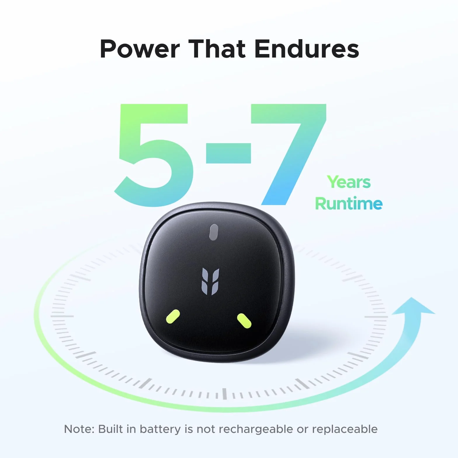 UGREEN FineTrack Mini 2 lokalizator Apple Find My 110 dB IP68 fluorescencyjna obudowa 5-7 lat baterii