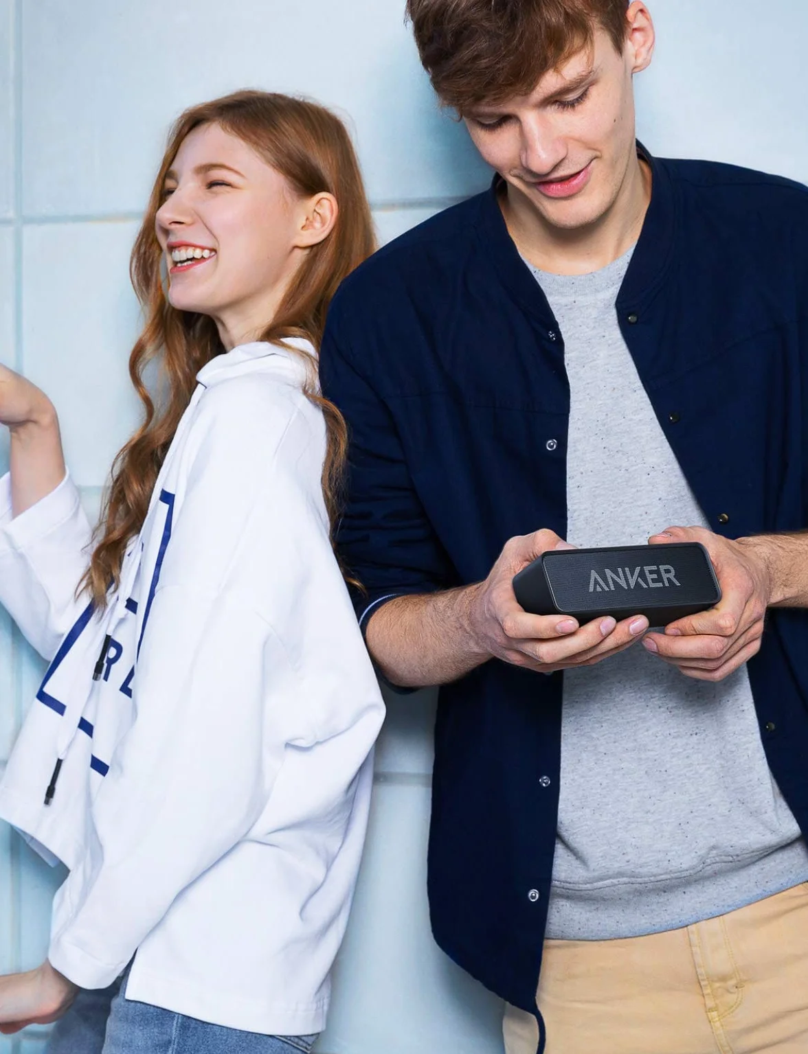 Ulepszony głośnik Bluetooth Soundcore firmy Anker, wodoodporność IPX5, dźwięk stereo, bateria wystarczająca na 24 godziny, kompaktowy głośnik bezprzewodowy do iPhone'a, Samsunga i innych urządzeń
