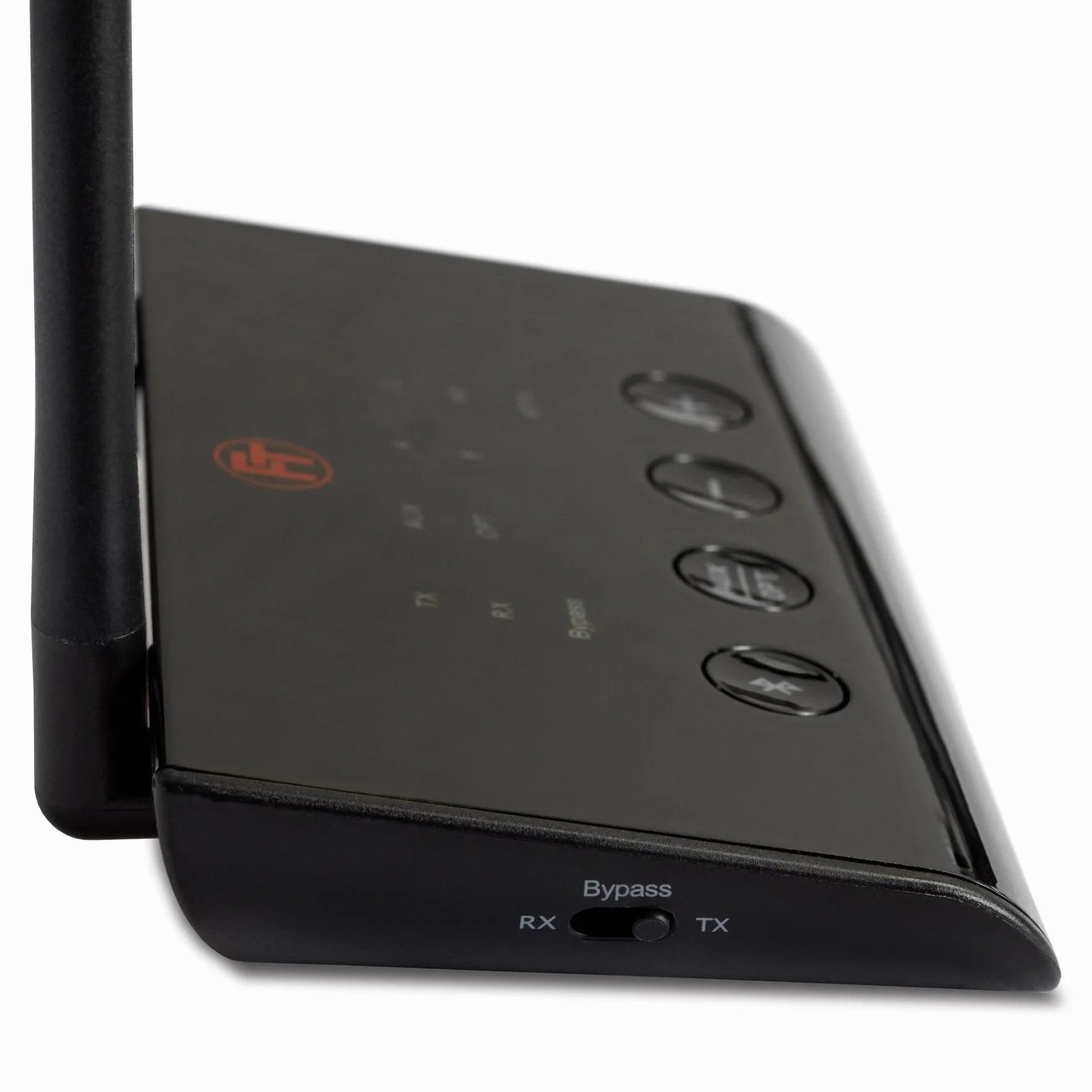 FeinTech ABT00102 Bluetooth 5.0 nadajnik audio odbiornik aptX HD Low Latency Toslink SPDIF Bypass konwerter, czarny