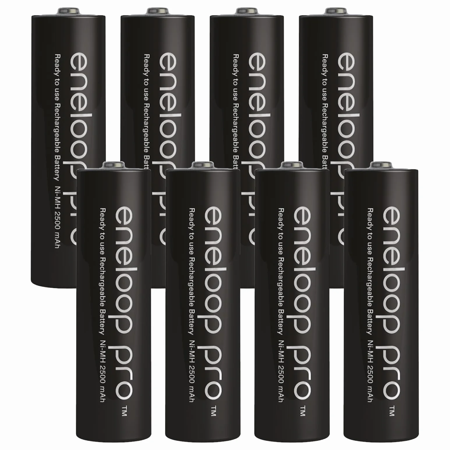 Kraftmax Panasonic PRO XX AA Mignon 2550 mAh akumulatory Ni-Mh 8 sztuk