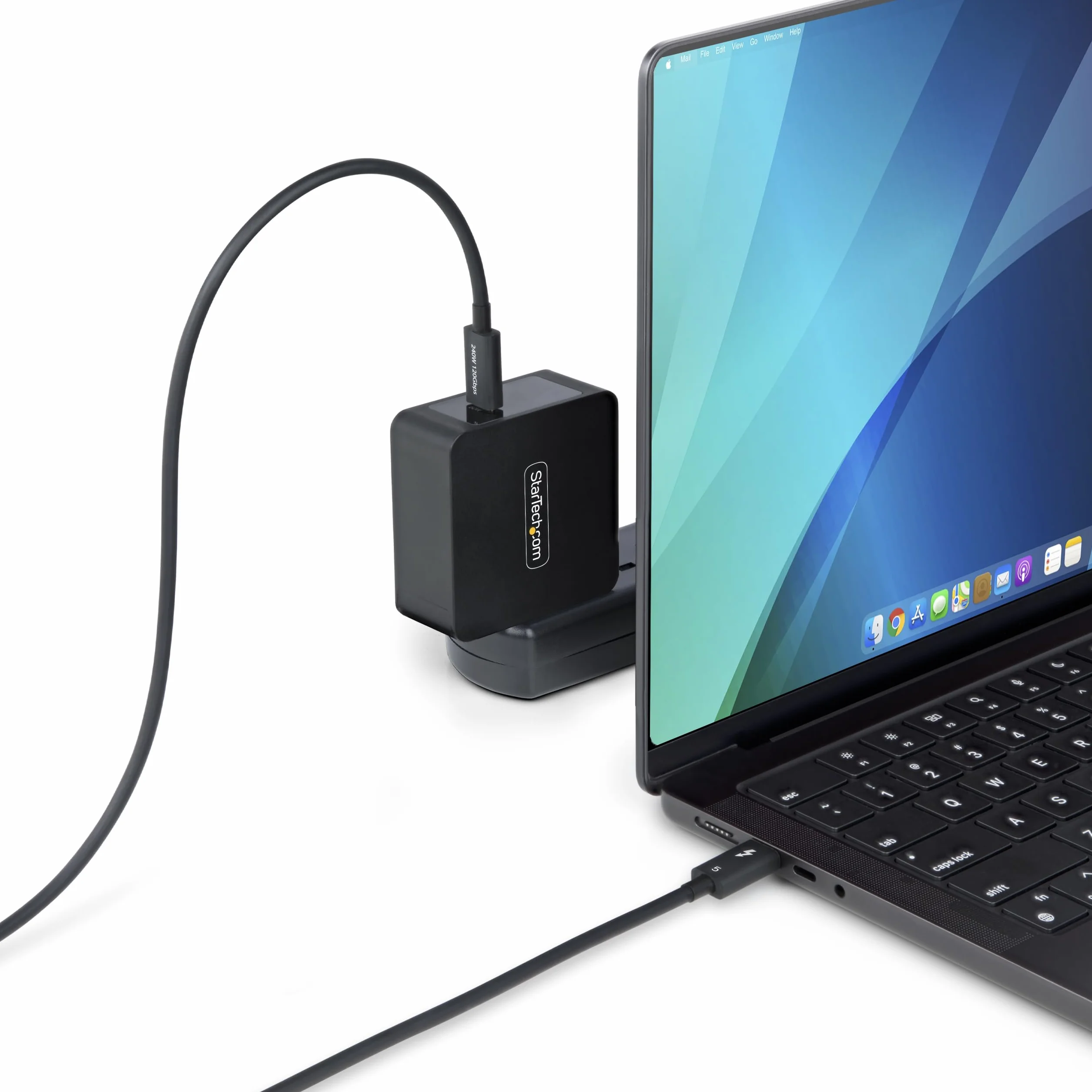 StarTech Kabel Thunderbolt 5 1 m 80 Gb/s 240 W 8K 60 Hz certyfikowany kabel TB4 USB4 USB-C biały