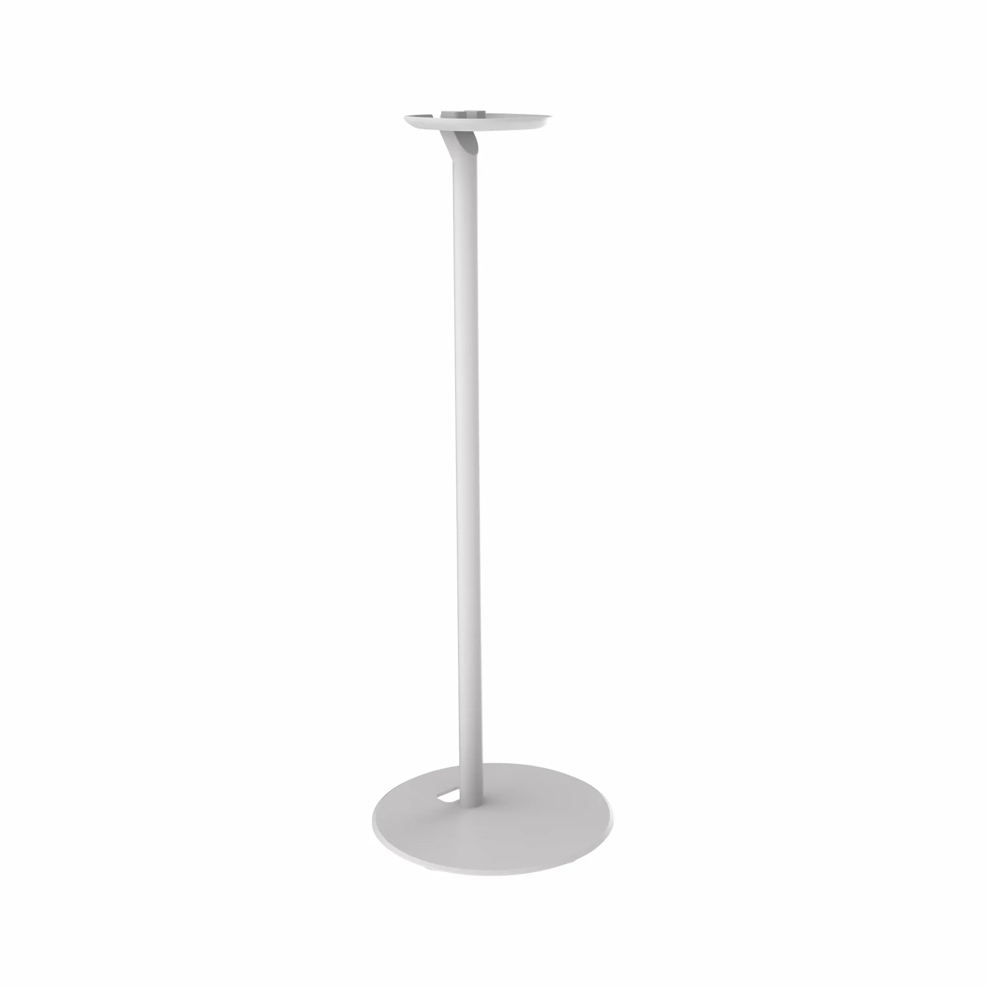 Conecto Stojak na głośniki do SONOS ONE (SL) i Play:1 z zarządzaniem kablami, stal i aluminium, 71,6 cm, biały