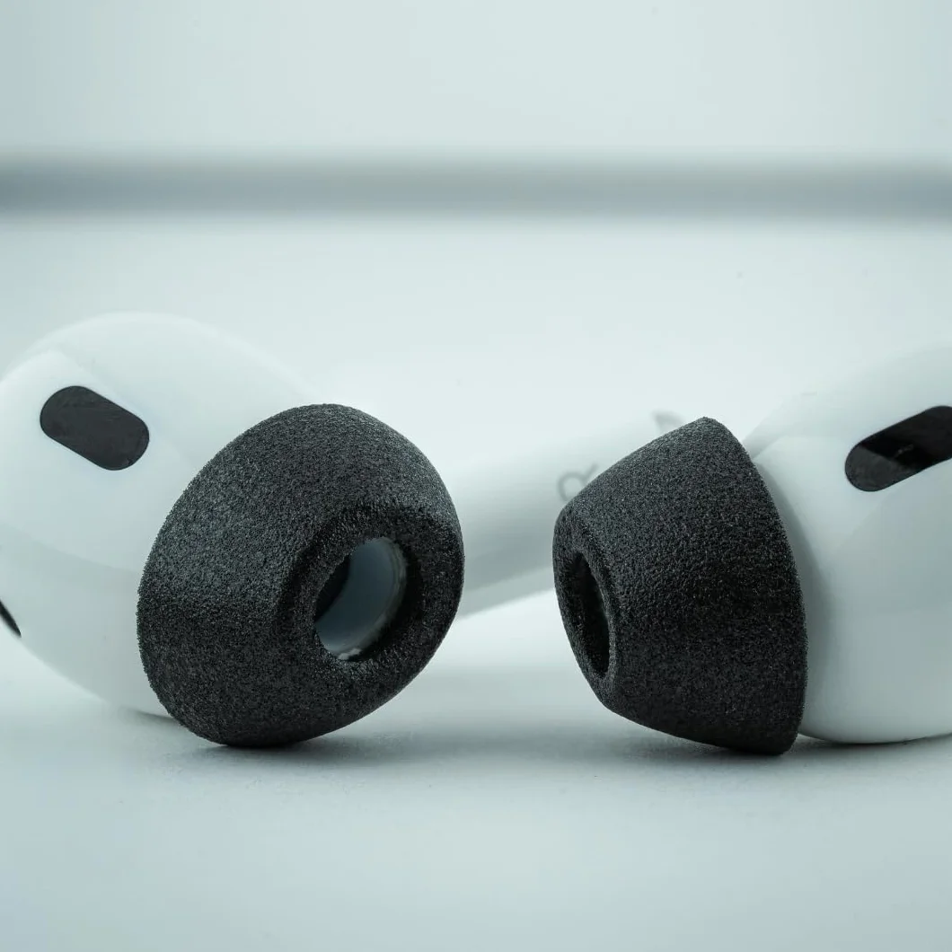 Comply TrueGrip MAX Memory Foam wymienne zatyczki do Apple AirPods Pro 1 i 2 generacji czarne rozmiar L 3 pary