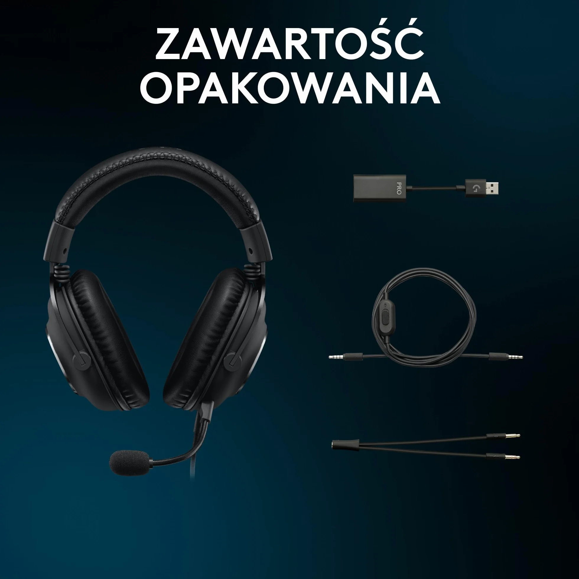 Logitech G Pro X SE przewodowy zestaw słuchawkowy do gier, odłączany mikrofon, DTS Headphone:X 7.1, DAC USB, czarny
