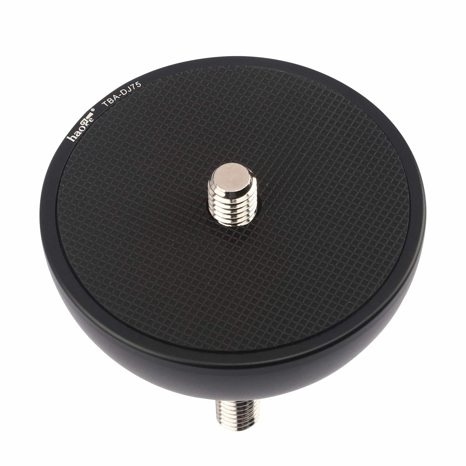 Haoge 75 mm metalowa półkula płaska adapter do miski statyw Manfrotto 501/502/504
