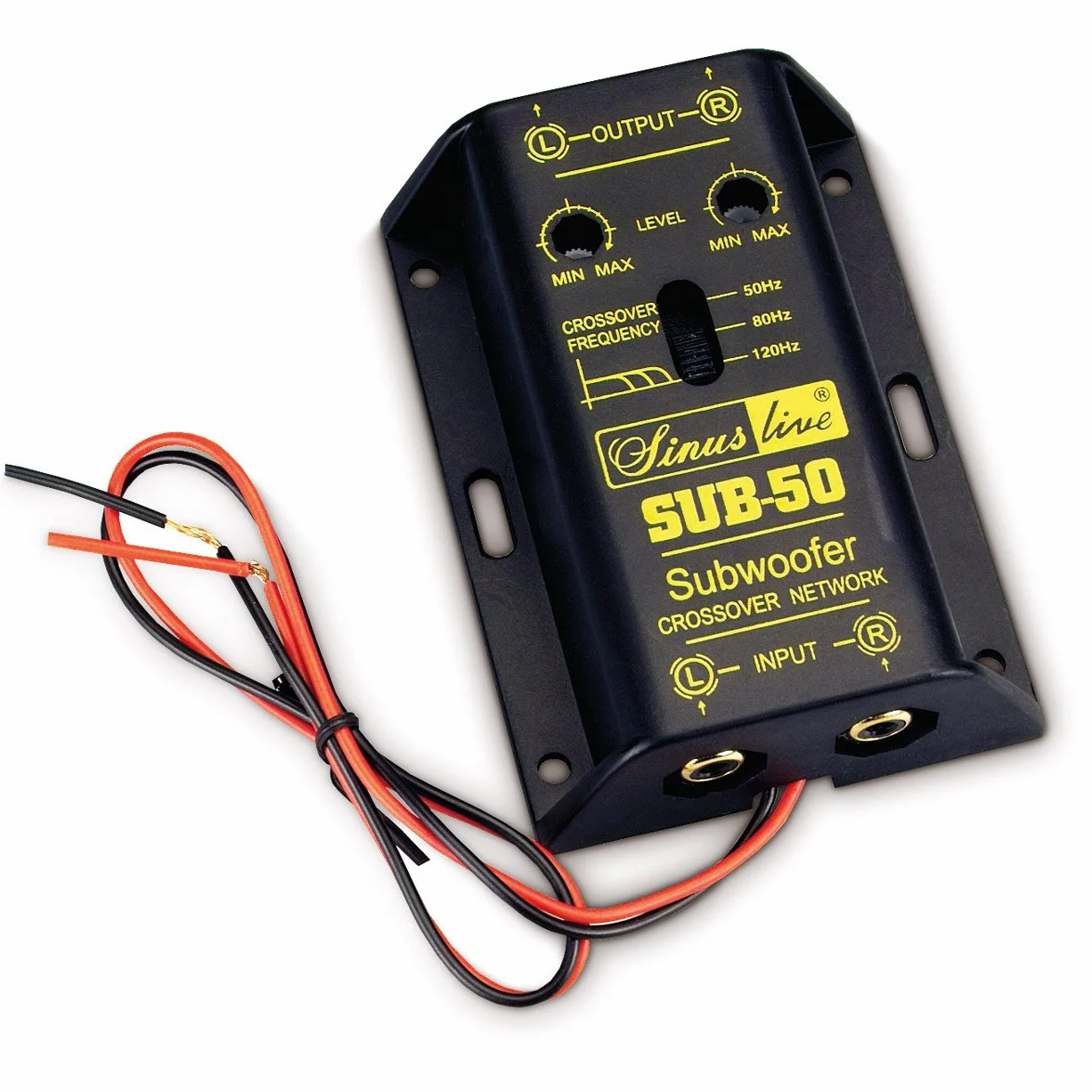 Sinuslive SUB-50 aktywny subwoofer przełącznik
