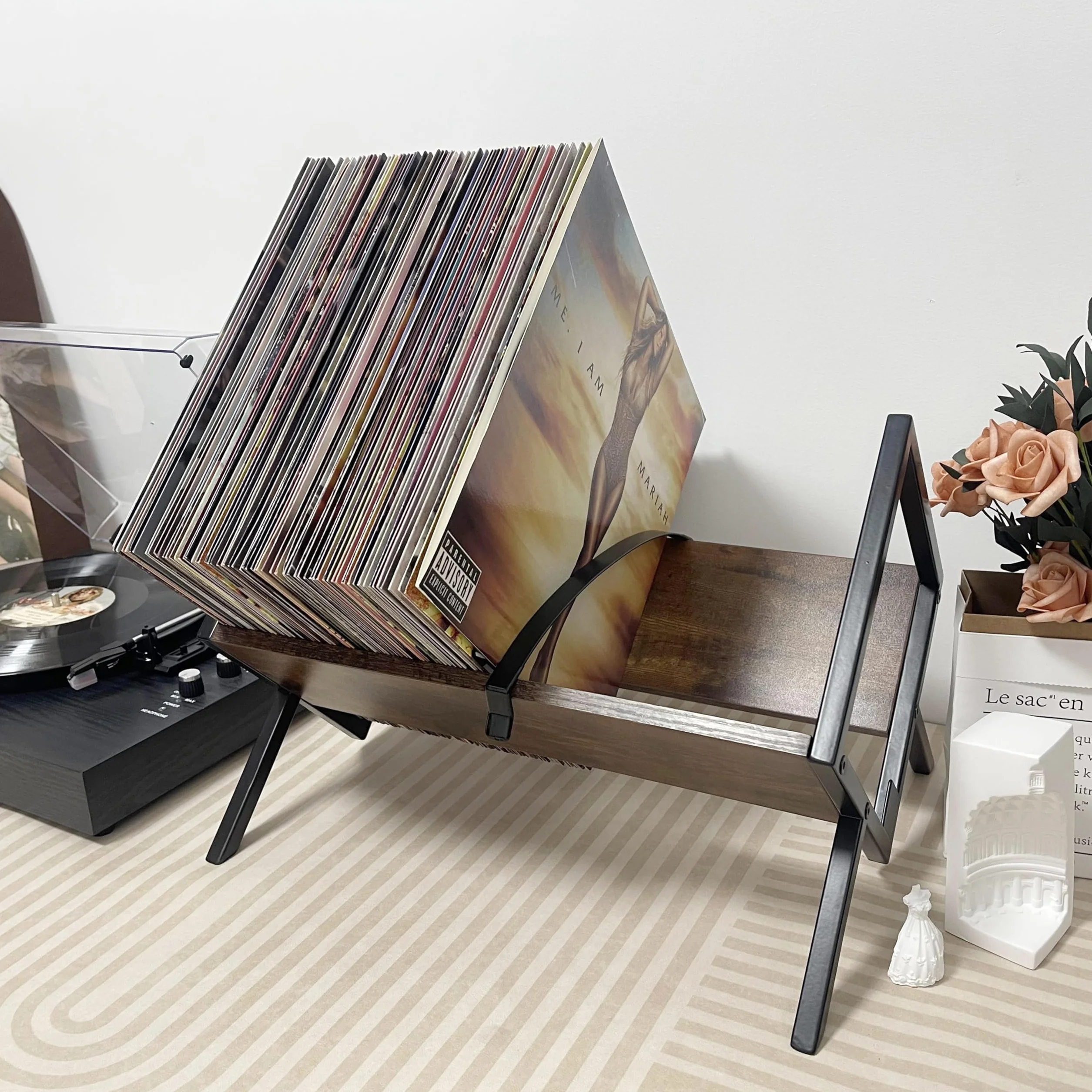 Uchwyt do przechowywania albumów, 30,5 cm, 70płyta, stojak ekspozycyjny, organizator