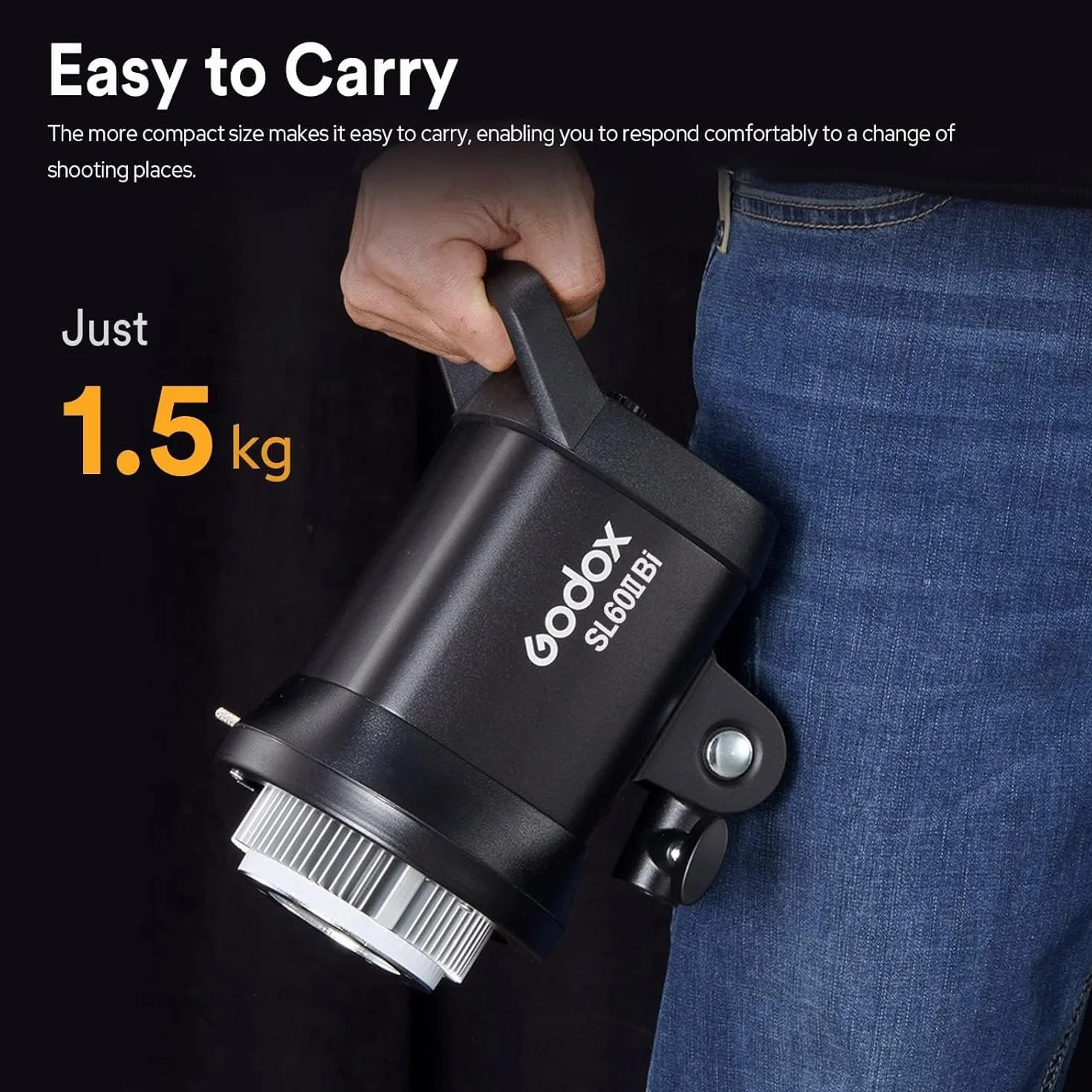 Godox SL60IIBi dwukolorowa lampa wideo LED, 2800K-6500K CRI96+ TLCI97+ sterowanie aplikacją tryb cichy Bowens Mount LED światło ciągłe do nagrywania wideo oświetlenie fotografii