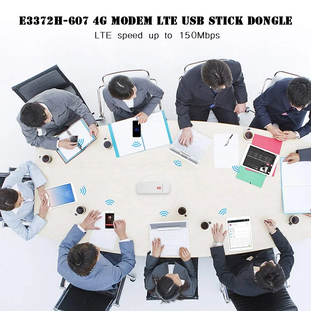 Bewinner E3372h-607 4G LTE USB WiFi Dongle 150 Mb/s Modem Router