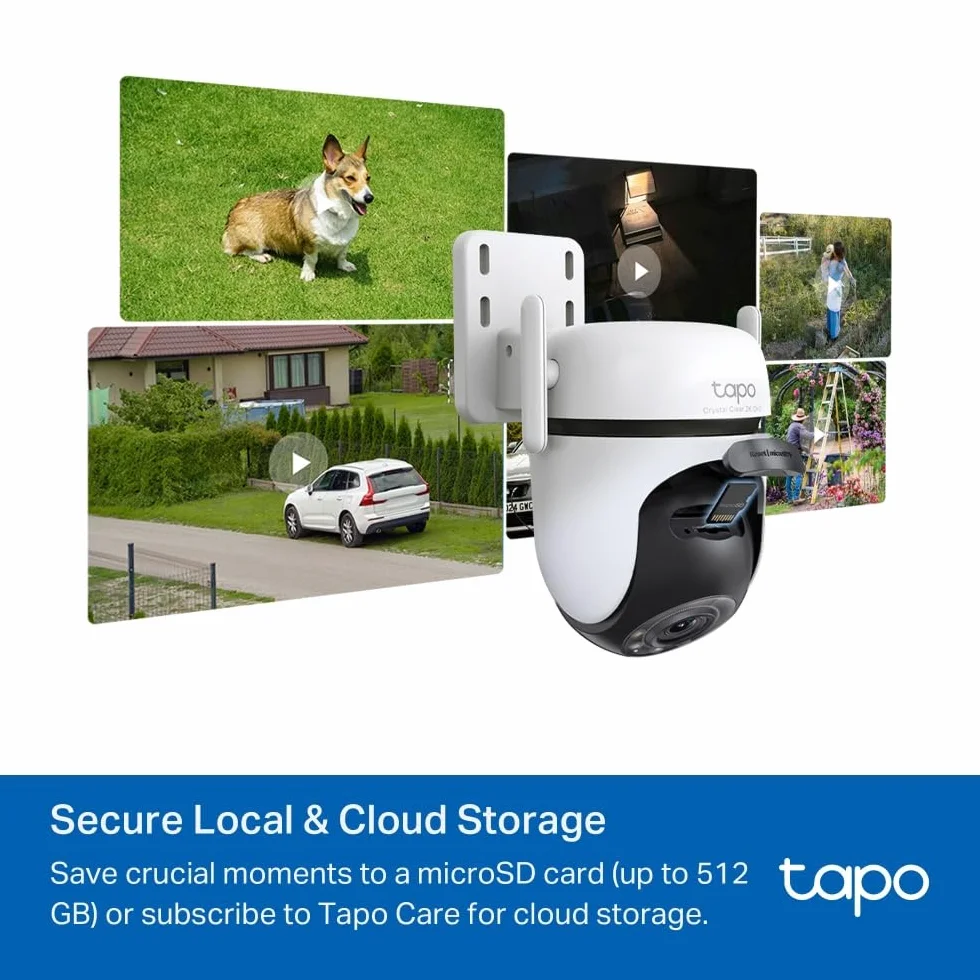 TP-Link Tapo C52A Kamera Wi-Fi 2K QHD podwójny obiektyw szeroki kąt 150° zbliżenie tryb nocny detekcja AI Alexa Google Home