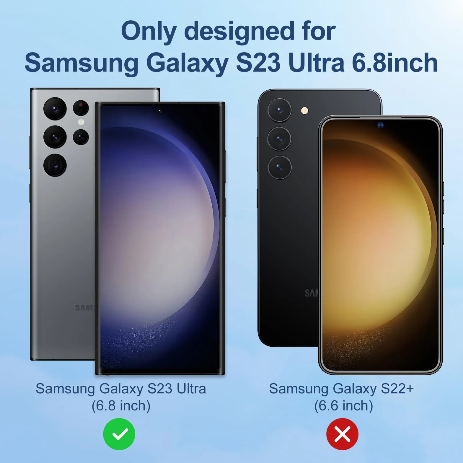 LK [3-pak ochraniacz ekranu do Galaxy S23 Ultra