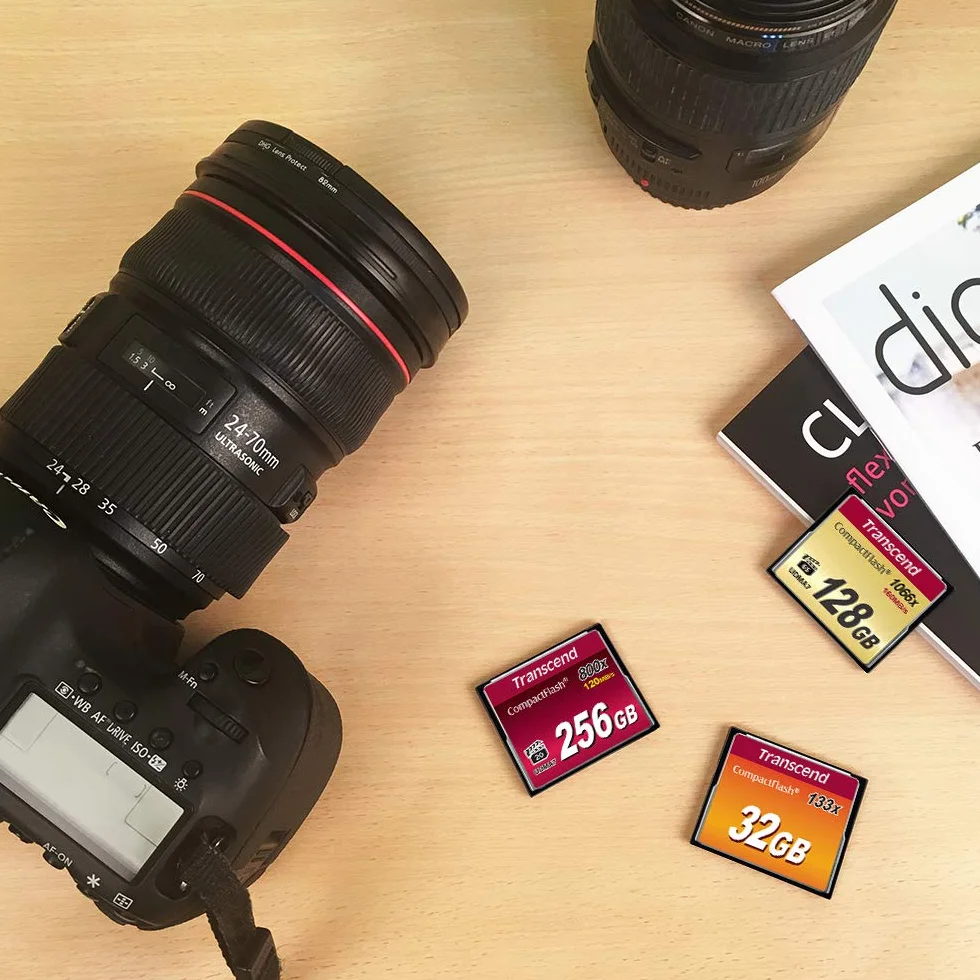 Transcend CF800 | 32GB CF card | MLC NAND flash, up to 120/60 MB/s (TS32GCF800)