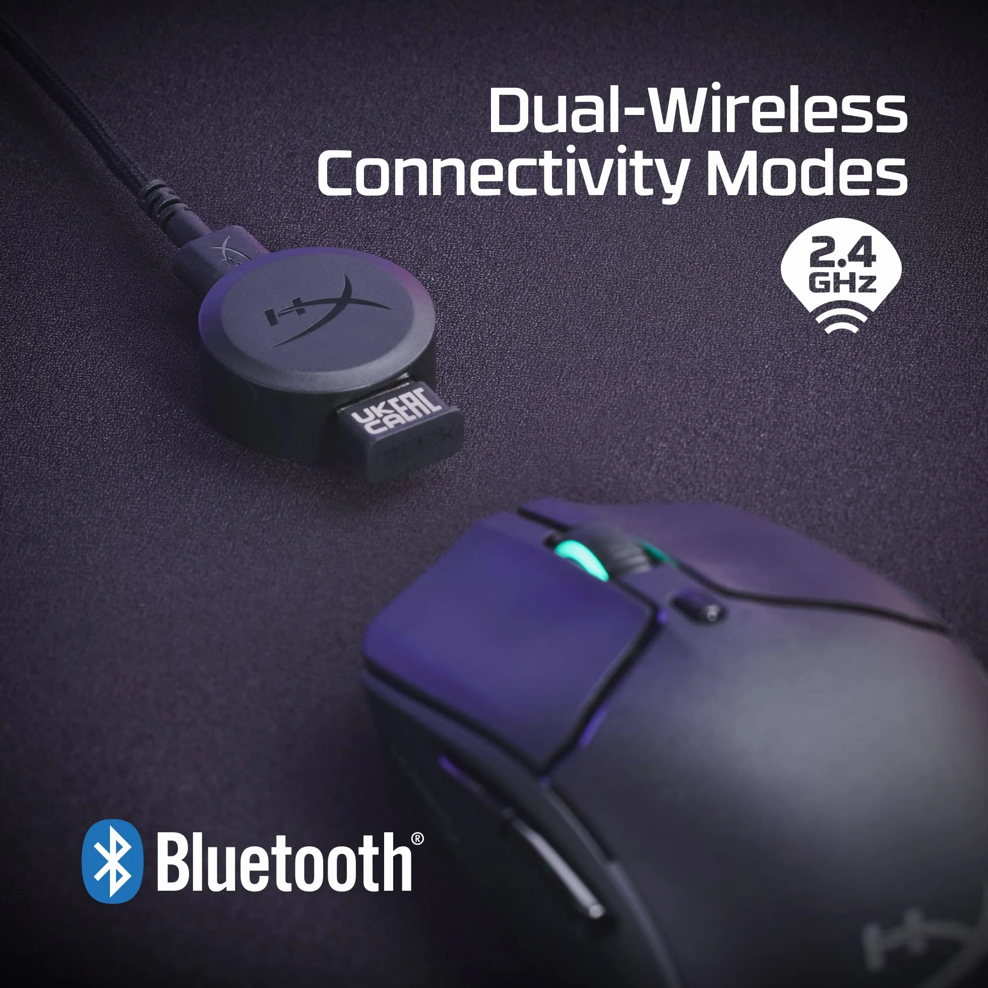 HyperX Pulsefire Haste 2 bezprzewodowa mysz do gier na PC