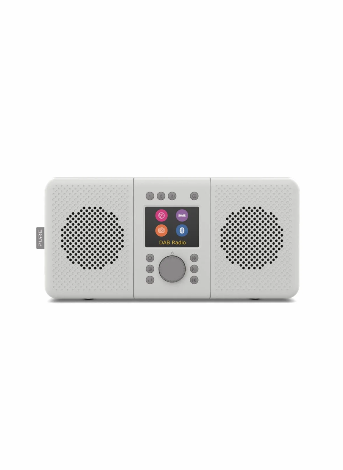 ELAN CONNECT+ Radio Internetowe All-In-One DAB Bluetooth 5.0 FM Cyfrowe Wyświetlacz TFT Kamienny Szary