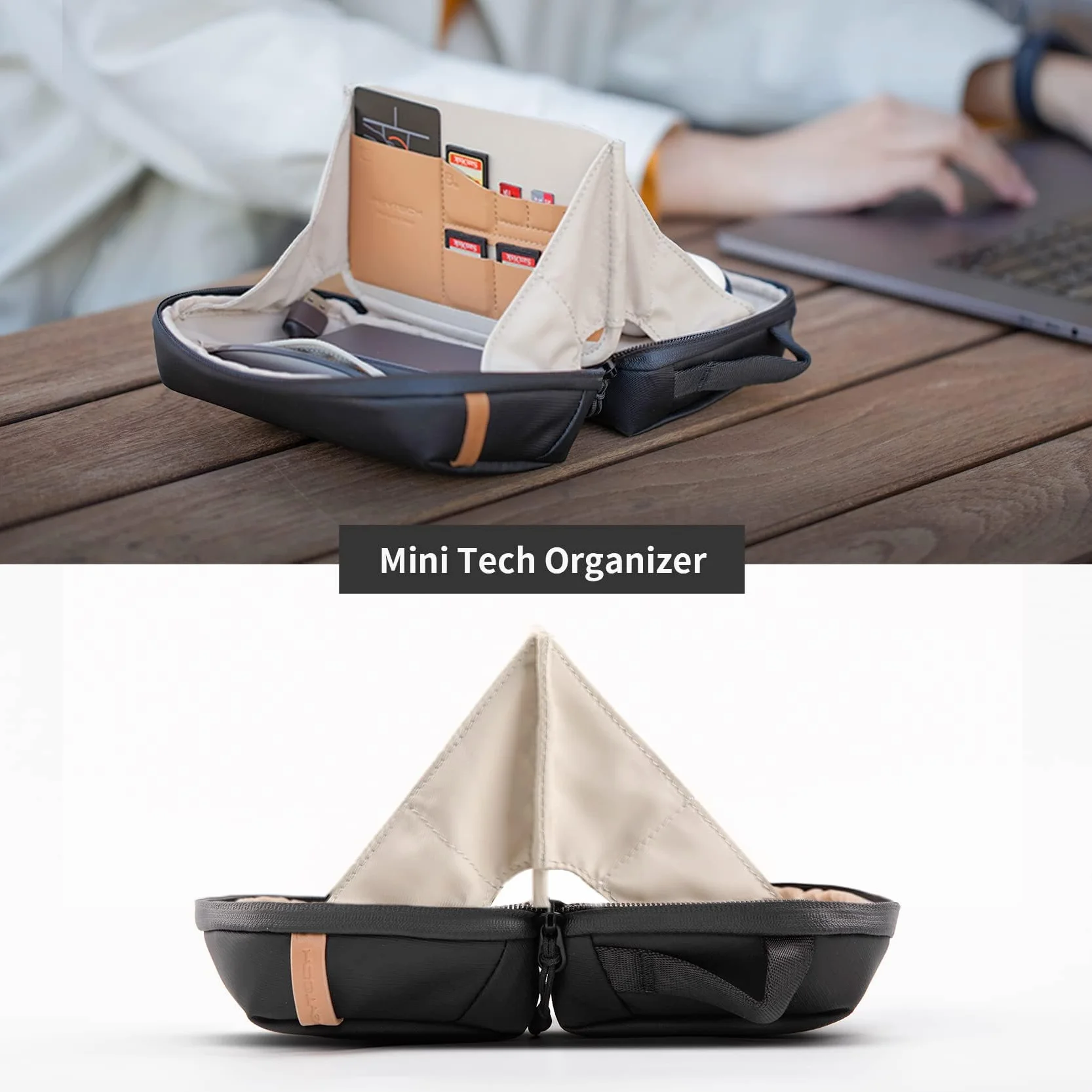 Pgytech Pouch Tech torba do przechowywania urządzeń, czarny, Mini