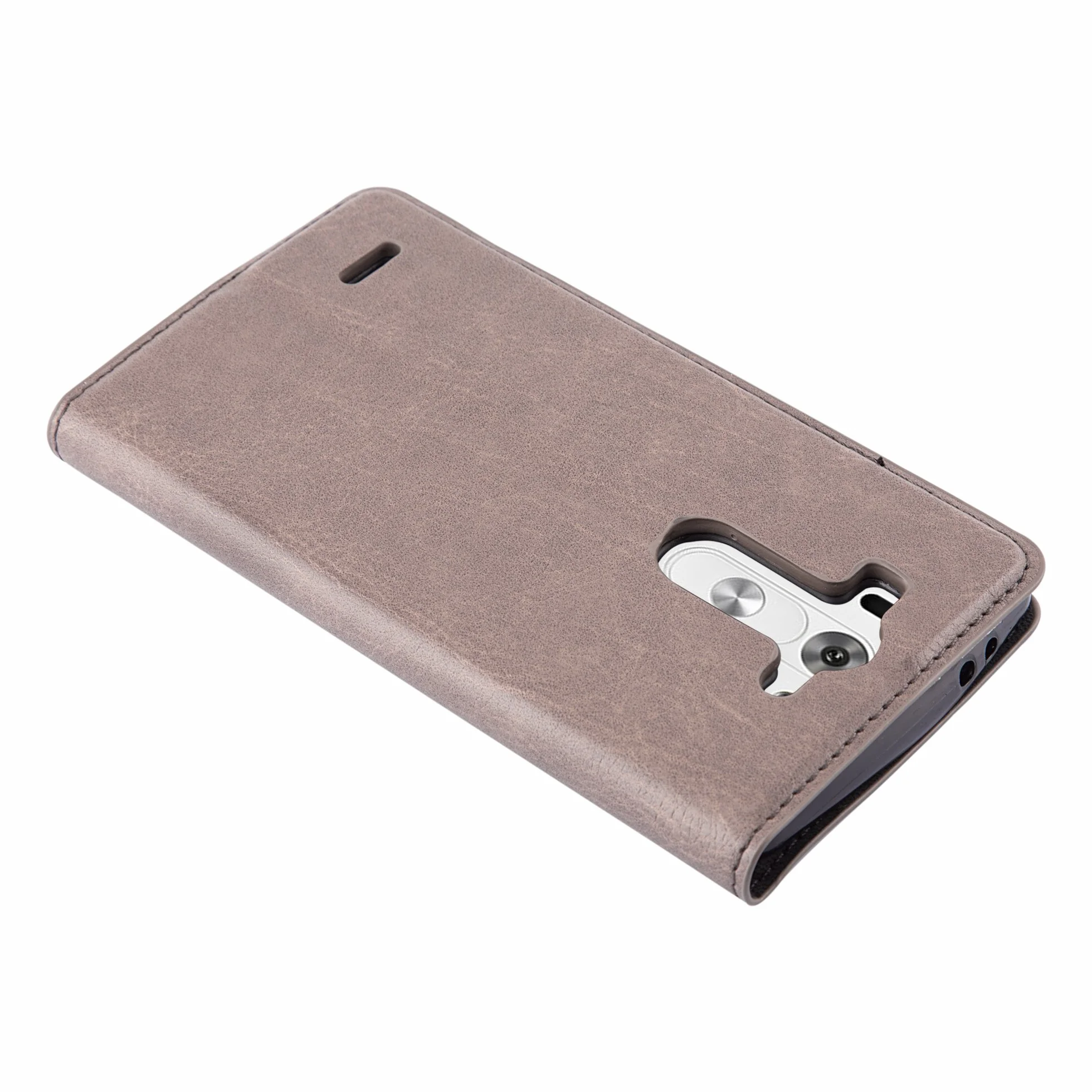 Etui na książki Cadorabo działa z LG G3 STYLUS w kawie brązowej - z magnetycznym zamknięciem, funkcją stojaka i przegródką na karty - portfel pokrowiec etui etui etui etui z klapką ze skóry PU