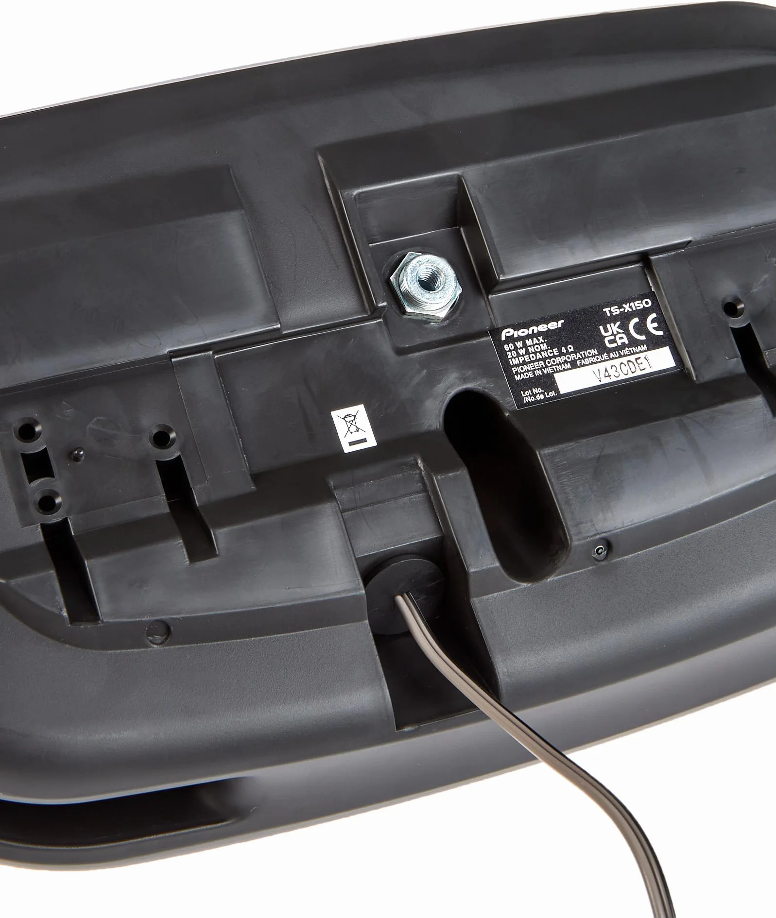 Pioneer TS-X150 3-drożny montaż powierzchniowy (60 W), czarny