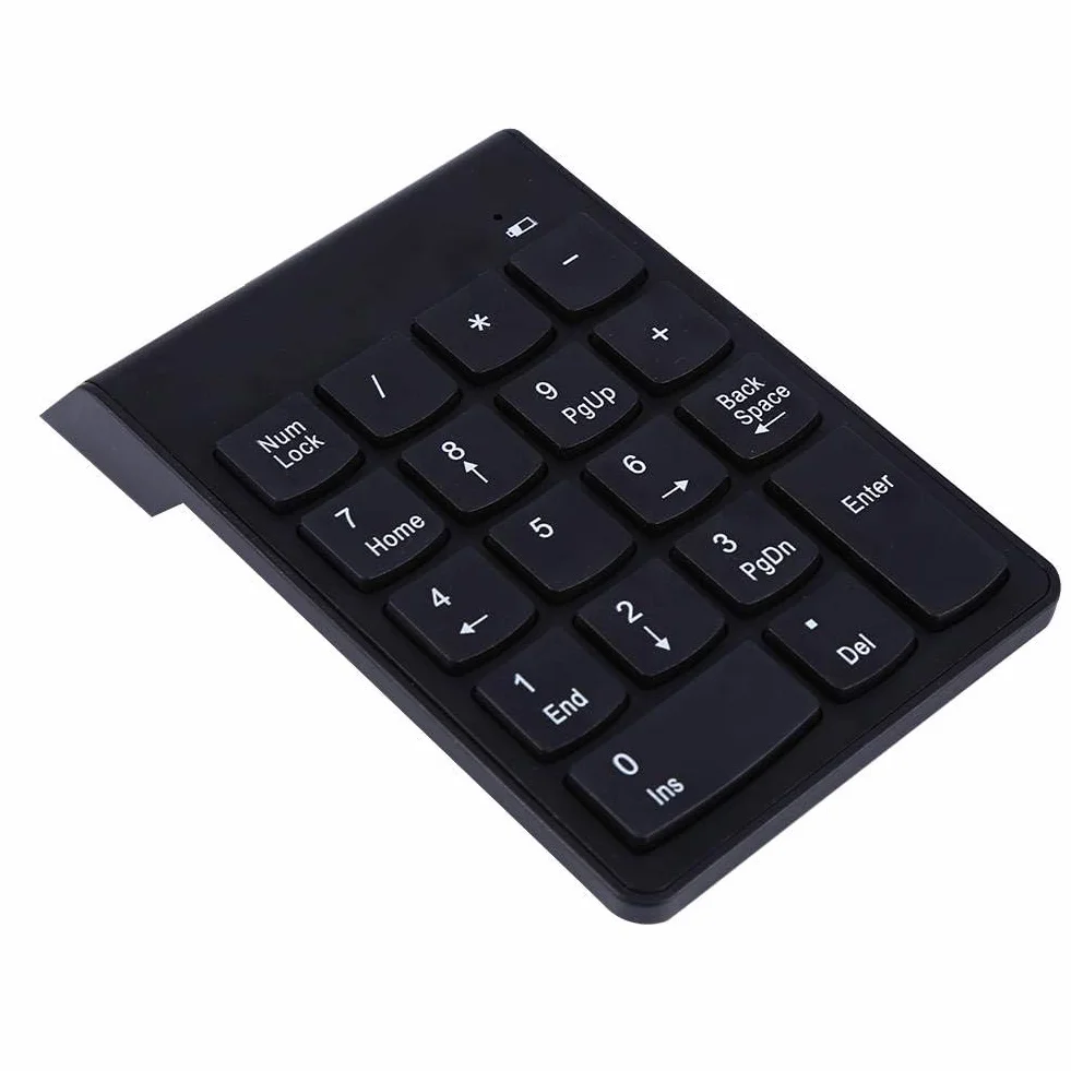 Klawiatura numeryczna USB Przenośna mini klawiatura numeryczna 18-klawiszowa klawiatura do laptopa Desktop PC Pro Klawiatura numeryczna USB