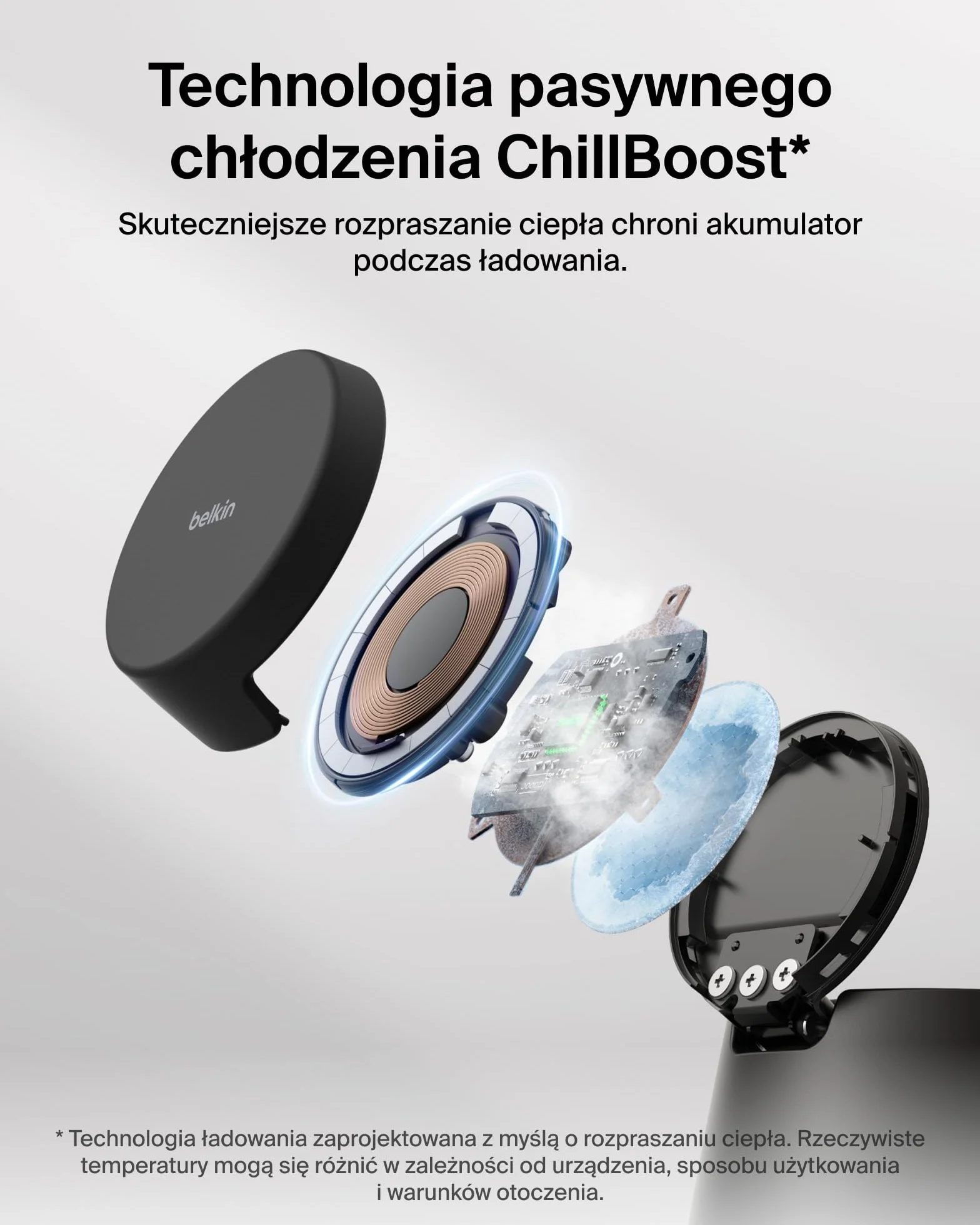 Belkin UltraCharge Bezprzewodowa Stacja 3 w 1 z Portem USB-C do Smartwatcha (Bez Ładowarki do Zegarka), Ładowarka Magnetyczna Qi2.2 25 W, Zasilacz 45 W – Samsung Galaxy S26, Galaxy Watch, Apple Watch