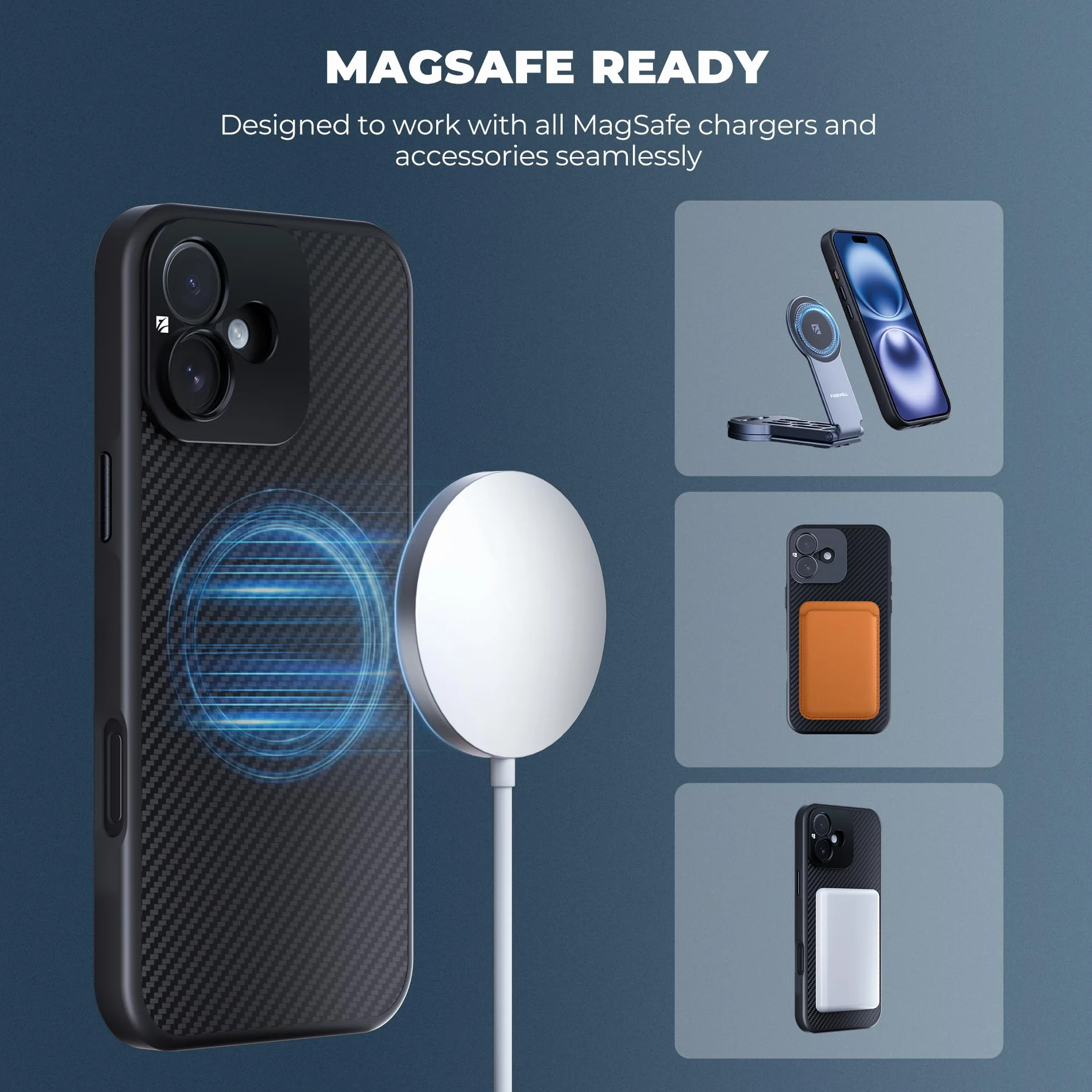 FREEWELL Pro Filmmaker Case na iPhone'a - 16-17 mm obiektyw i magnetyczna ramka filtrów, czarne