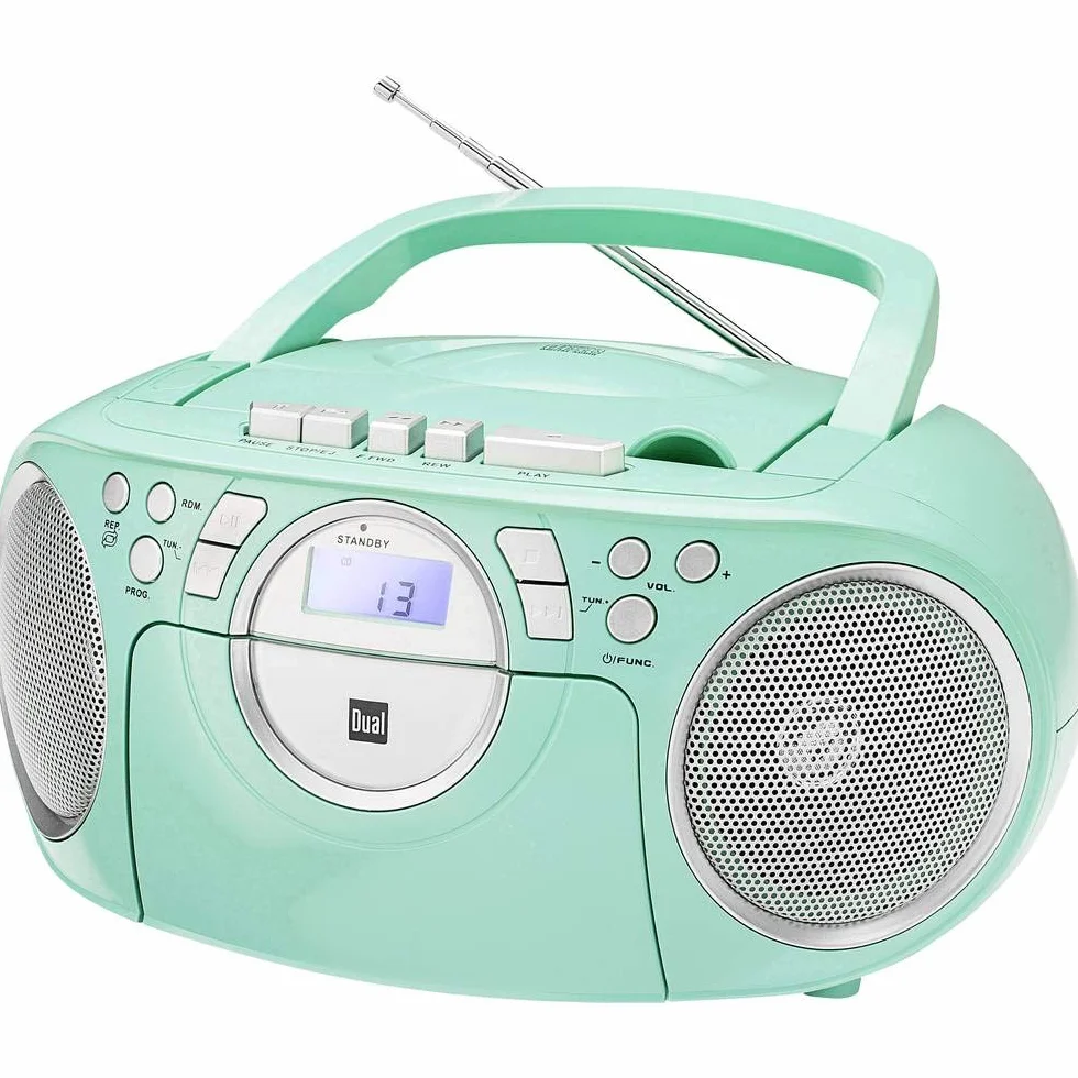 Dual 75404 Odbiornik Radiowy, Miętowy/Srebrny, 3 W