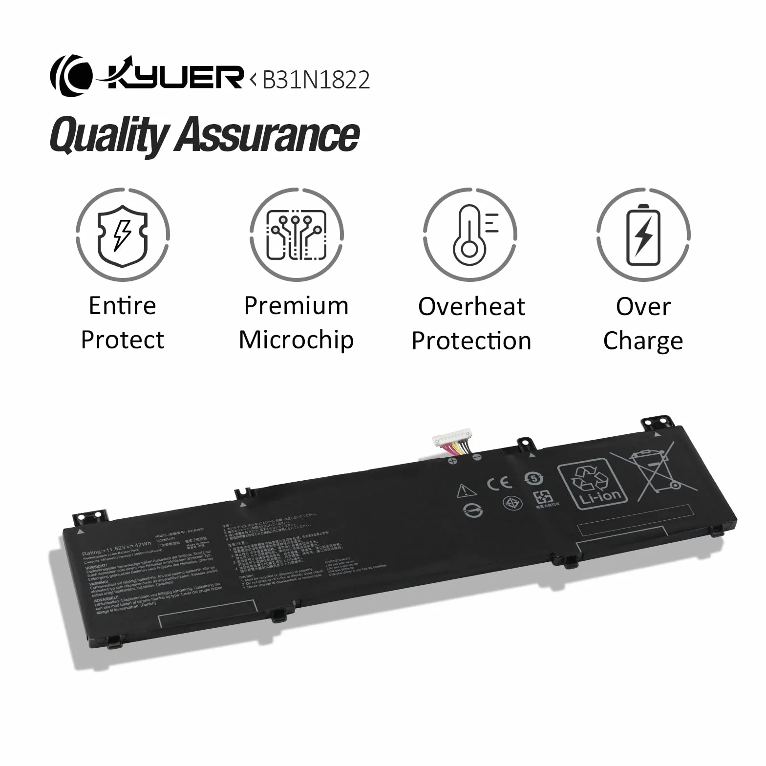 Bateria do Asus ZenBook Flip 14 42Wh B31N1822 UM462 UX462 Q406