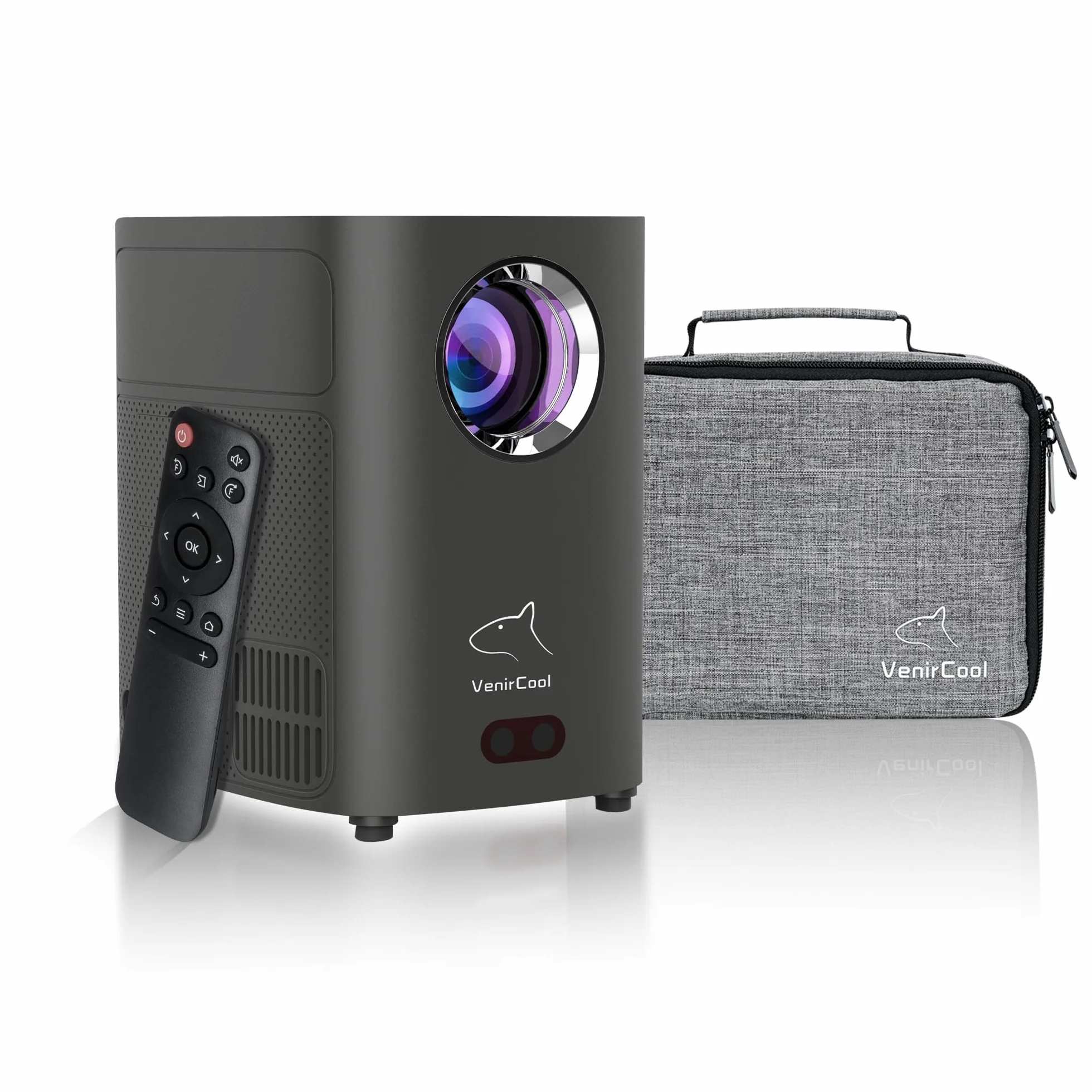 Projektor Q3 Ultra 750 ANSI/10000 ISO LUMEN Android 11 1080P 4k obsługa wyświetlacza FHD - mini inteligentny projektor WiFi i Bluetooth do kina domowego i filmów na świeżym powietrzu z