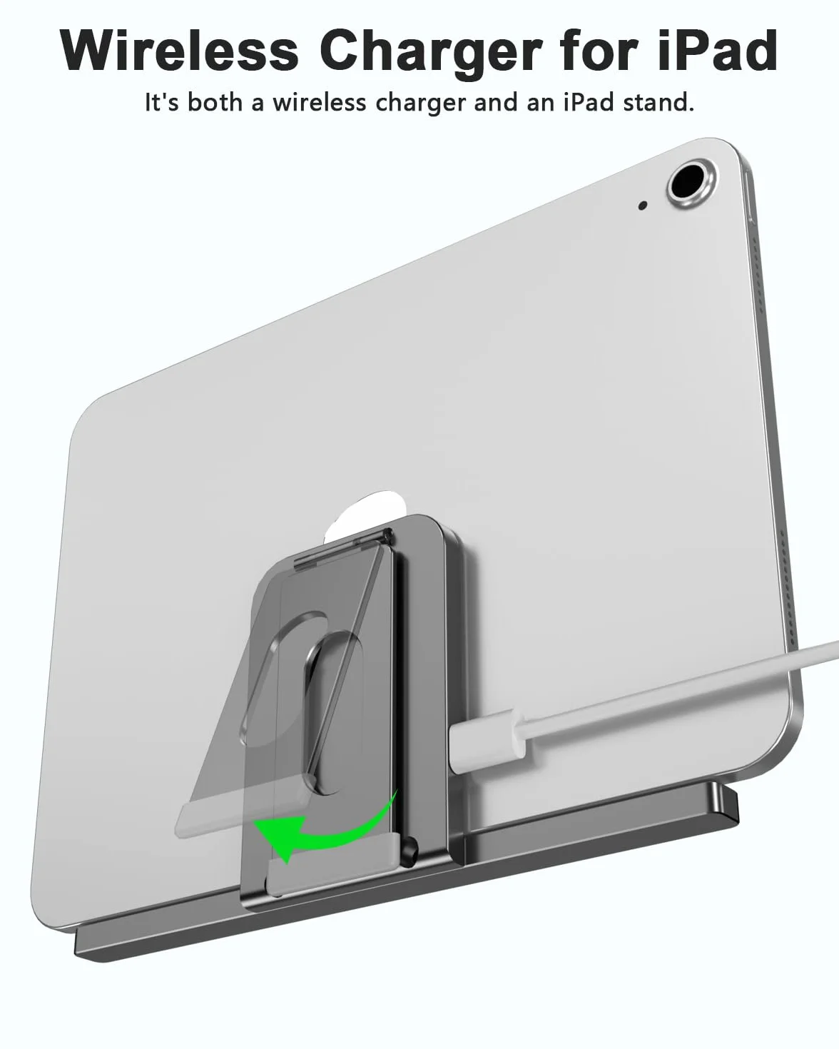 Magnetyczna bezprzewodowa ładowarka do iPada 10. generacji 18 W Smart Connector stojak szybkie ładowanie z kablem USB-C