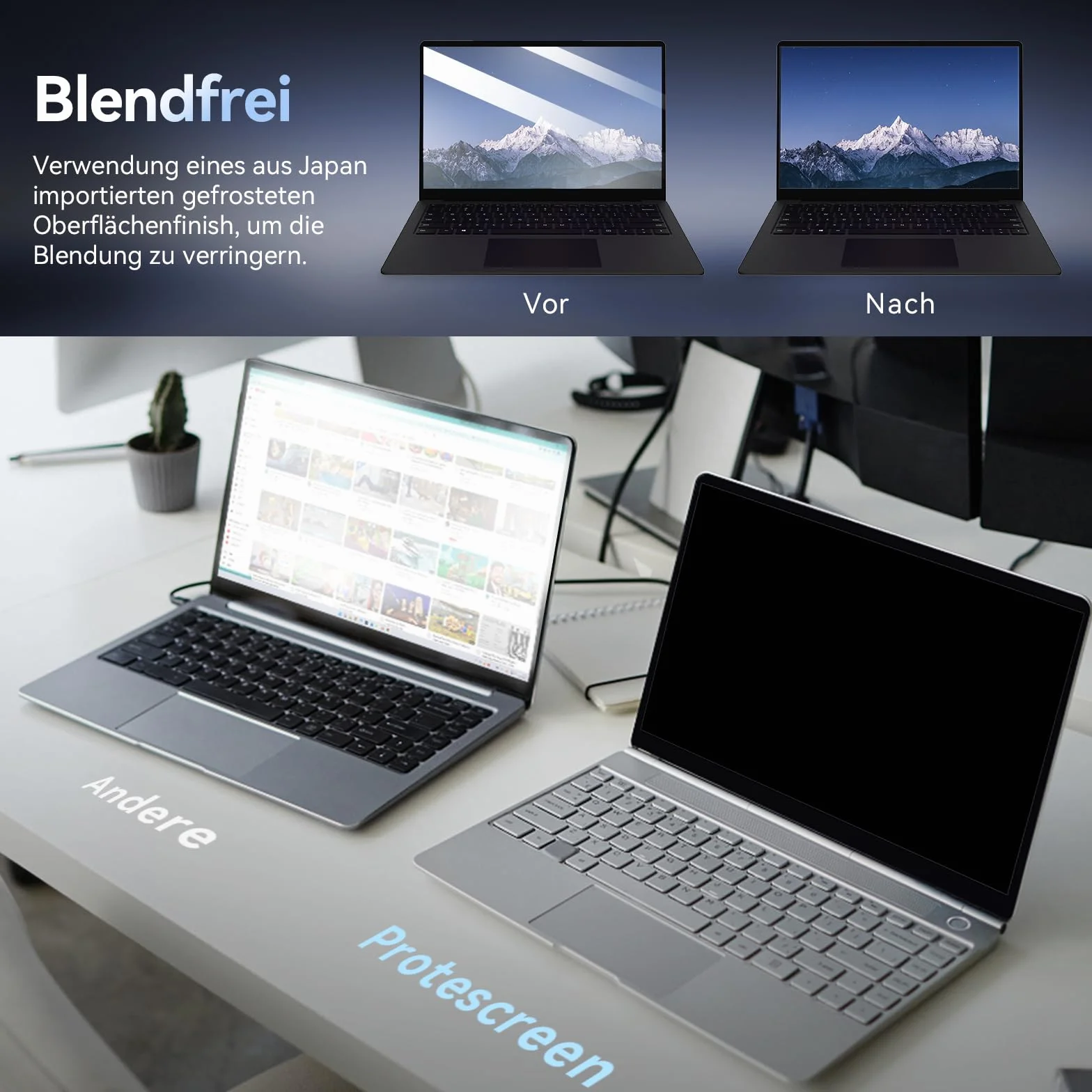 Osłona na laptopa 14 cali, proporcje obrazu 16:10, ochrona wyświetlacza przed niebieskim światłem, ochrona przed oślepieniem, zdejmowana folia chroniąca prywatność, filtr prywatności, kompatybilny z